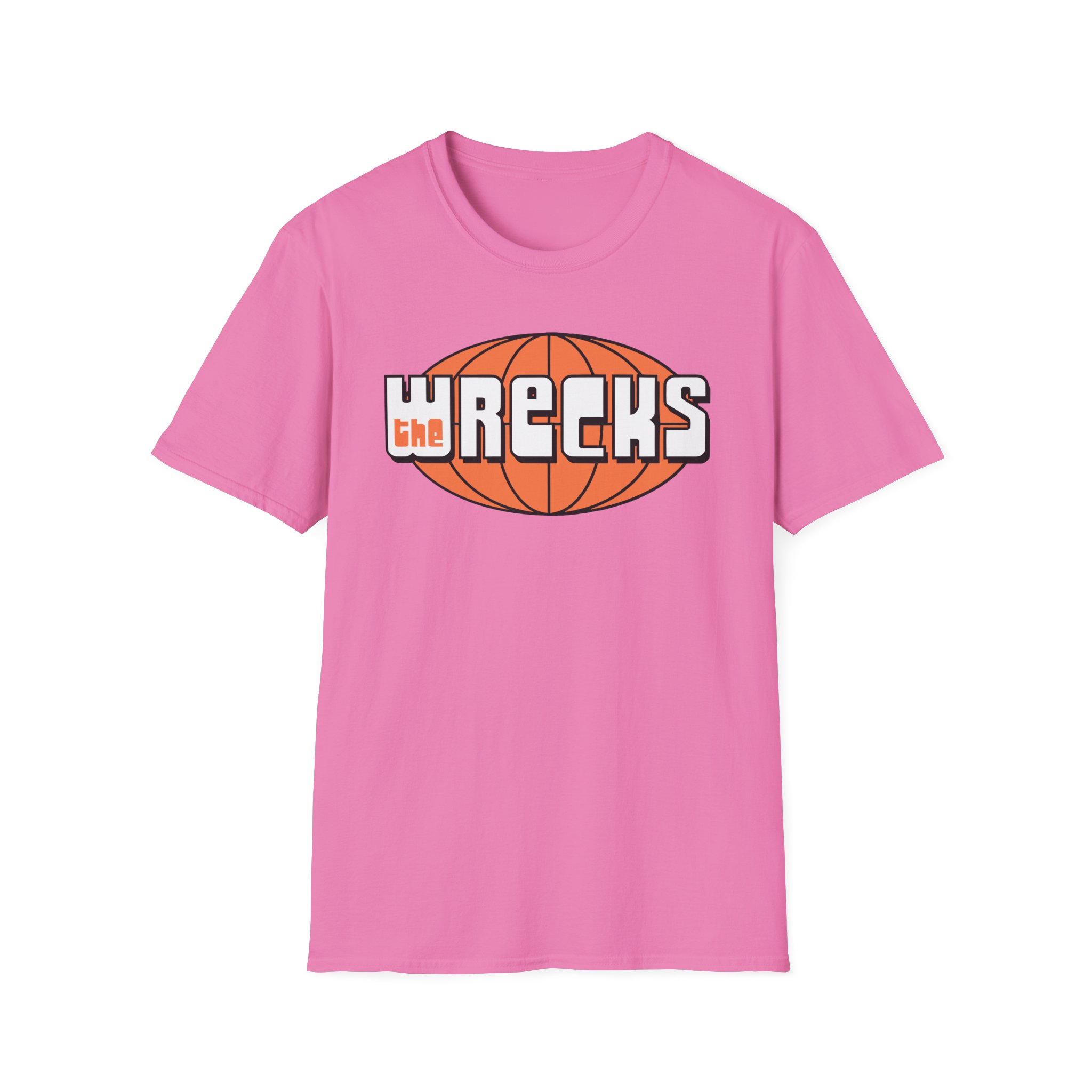 The Wrecks Retro Globe Unisex Softstyle T-Shirt