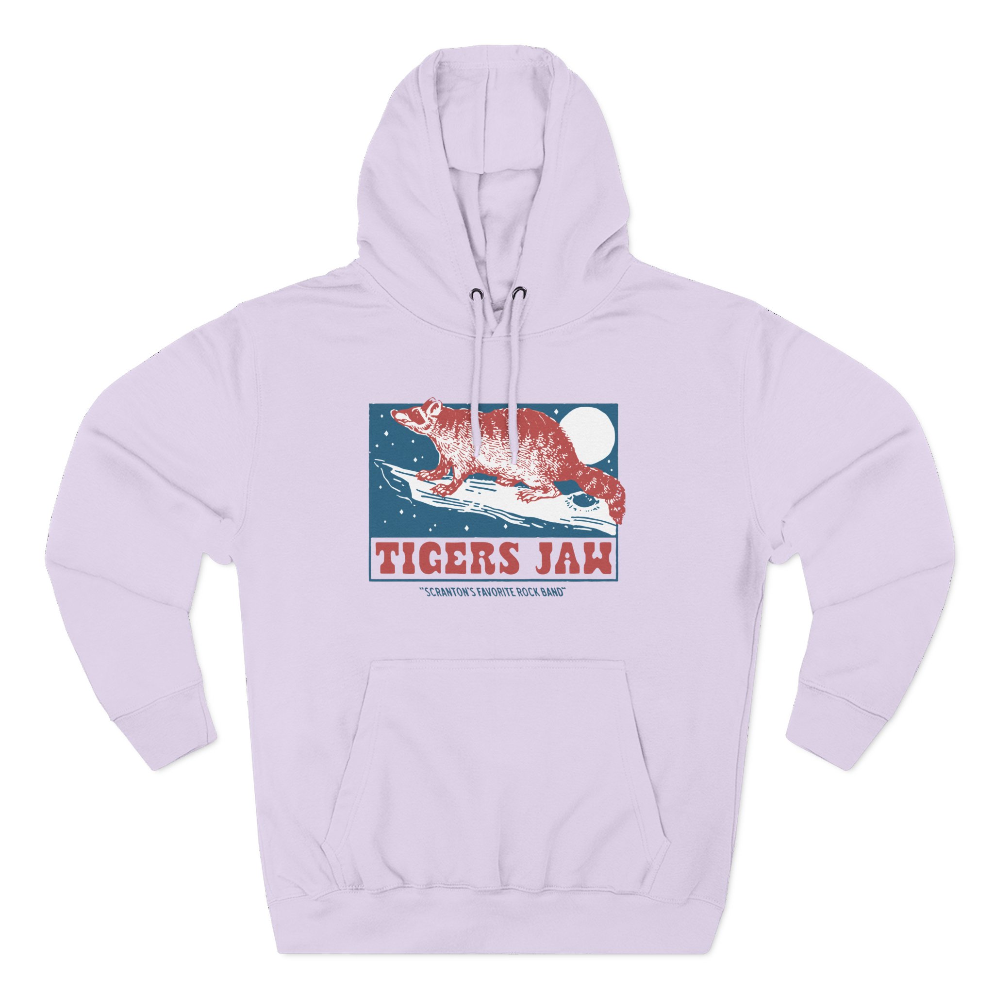 Tigers Jaw Raccoon Three-Panel Fleece Hoodie