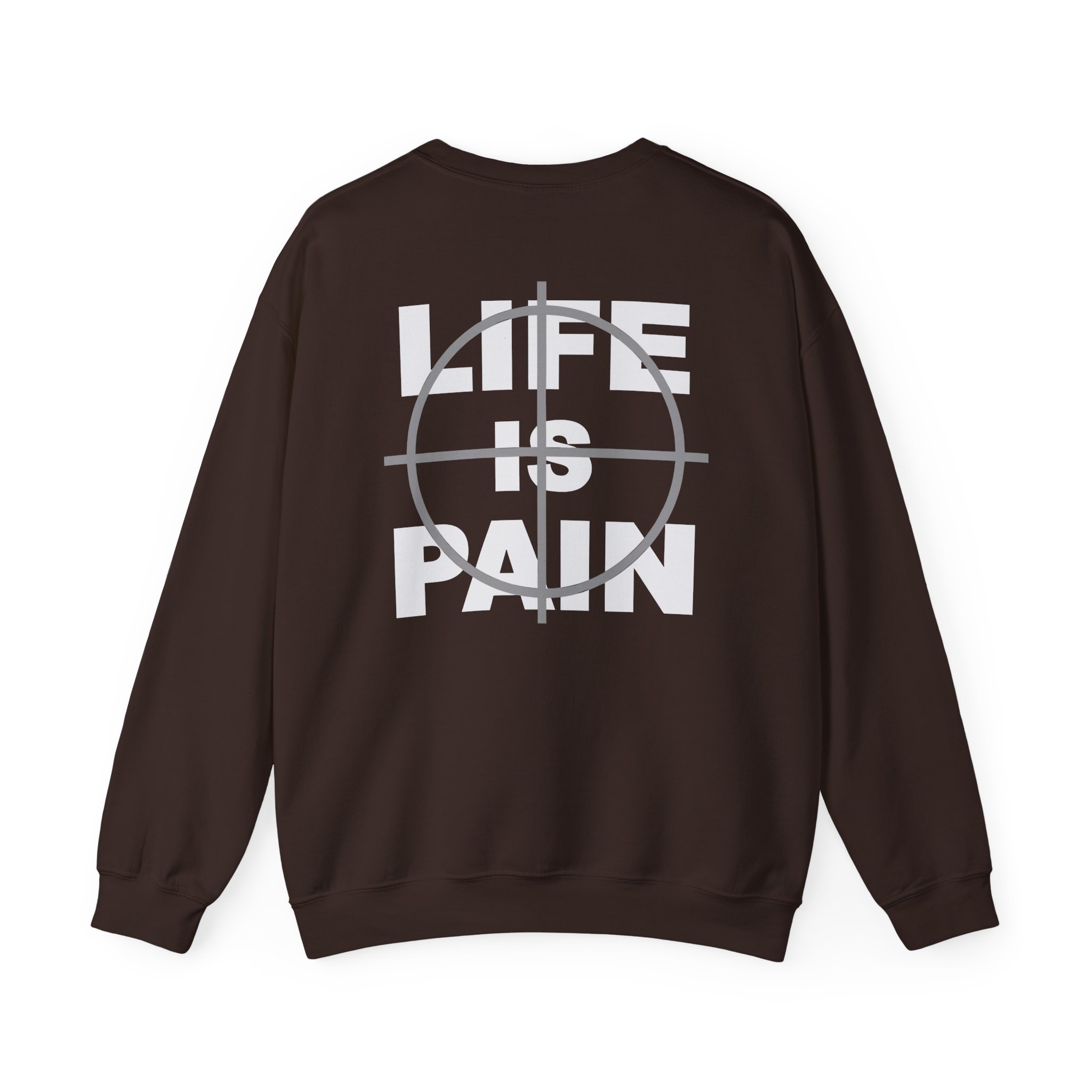Merauder Life is Pain Unisex Heavy Blendâ„¢ Crewneck Sweatshirt