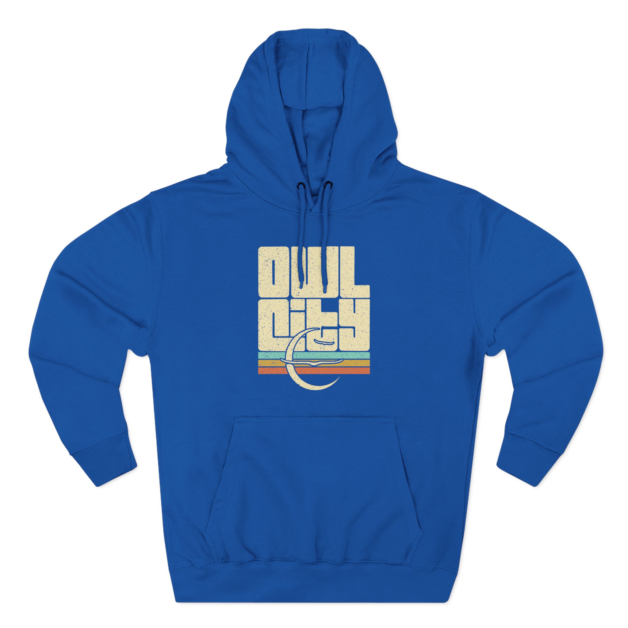 Owl City Emblem Vintage Three-Panel Fleece Hoodie