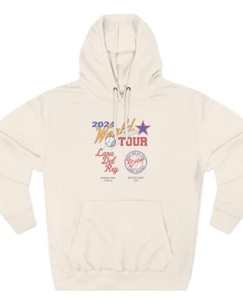 Lanadelrey Three-Panel Fleece Hoodie