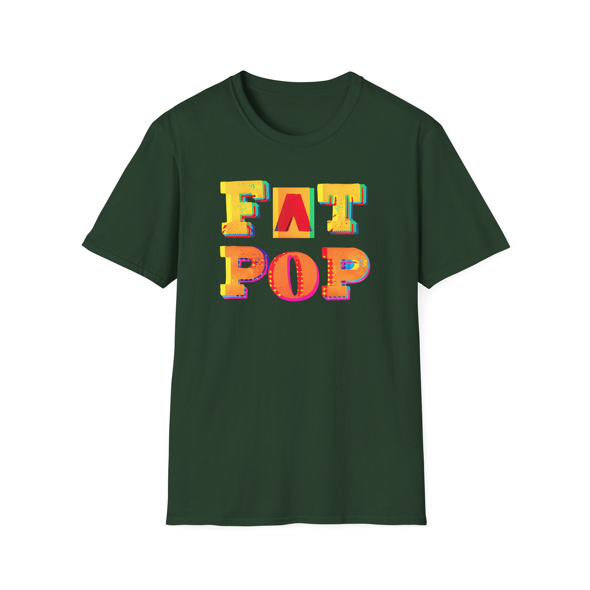 PW Fat Pop Logo Unisex Softstyle T-Shirt