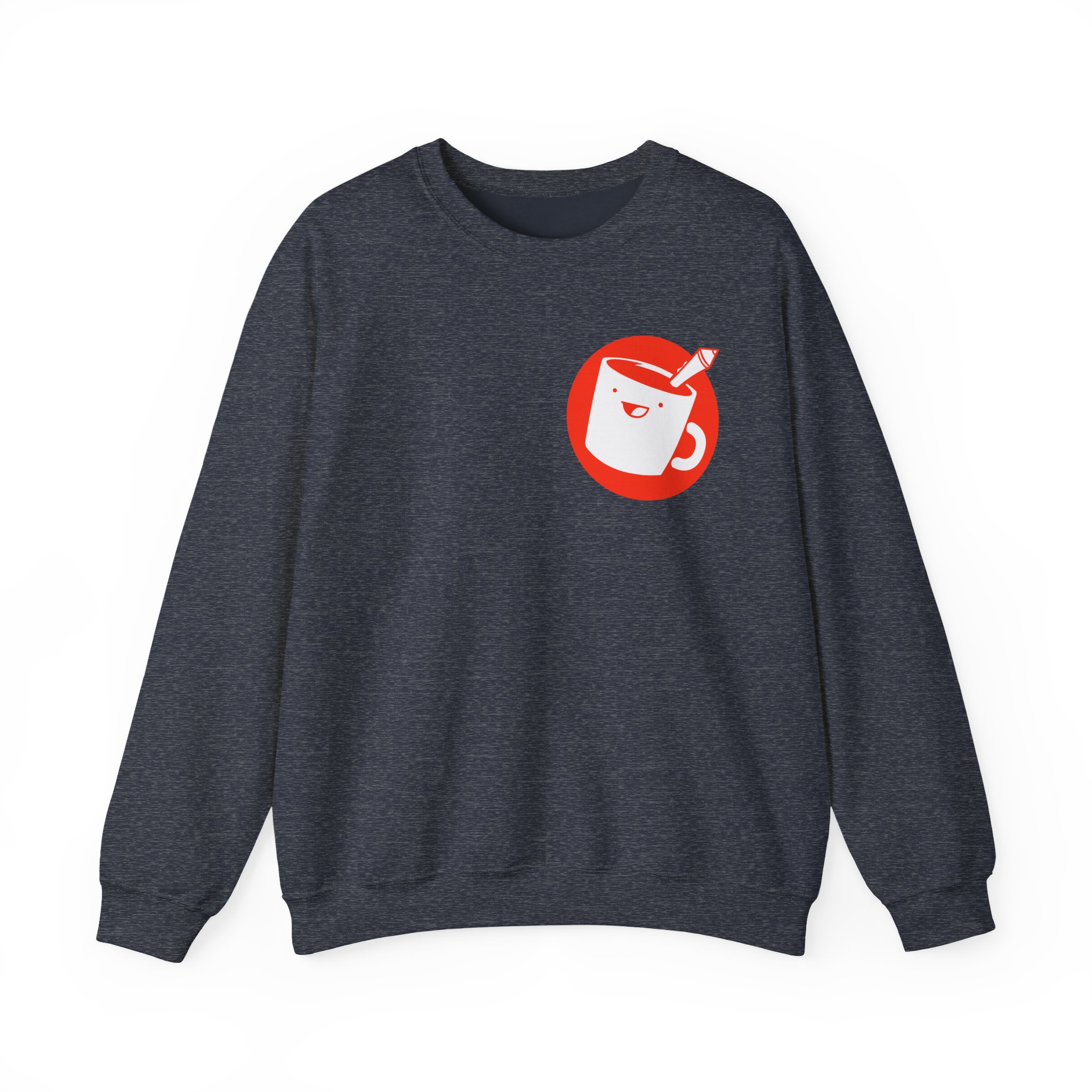 Drawfee Logo Unisex Heavy Blendâ„¢ Crewneck Sweatshirt