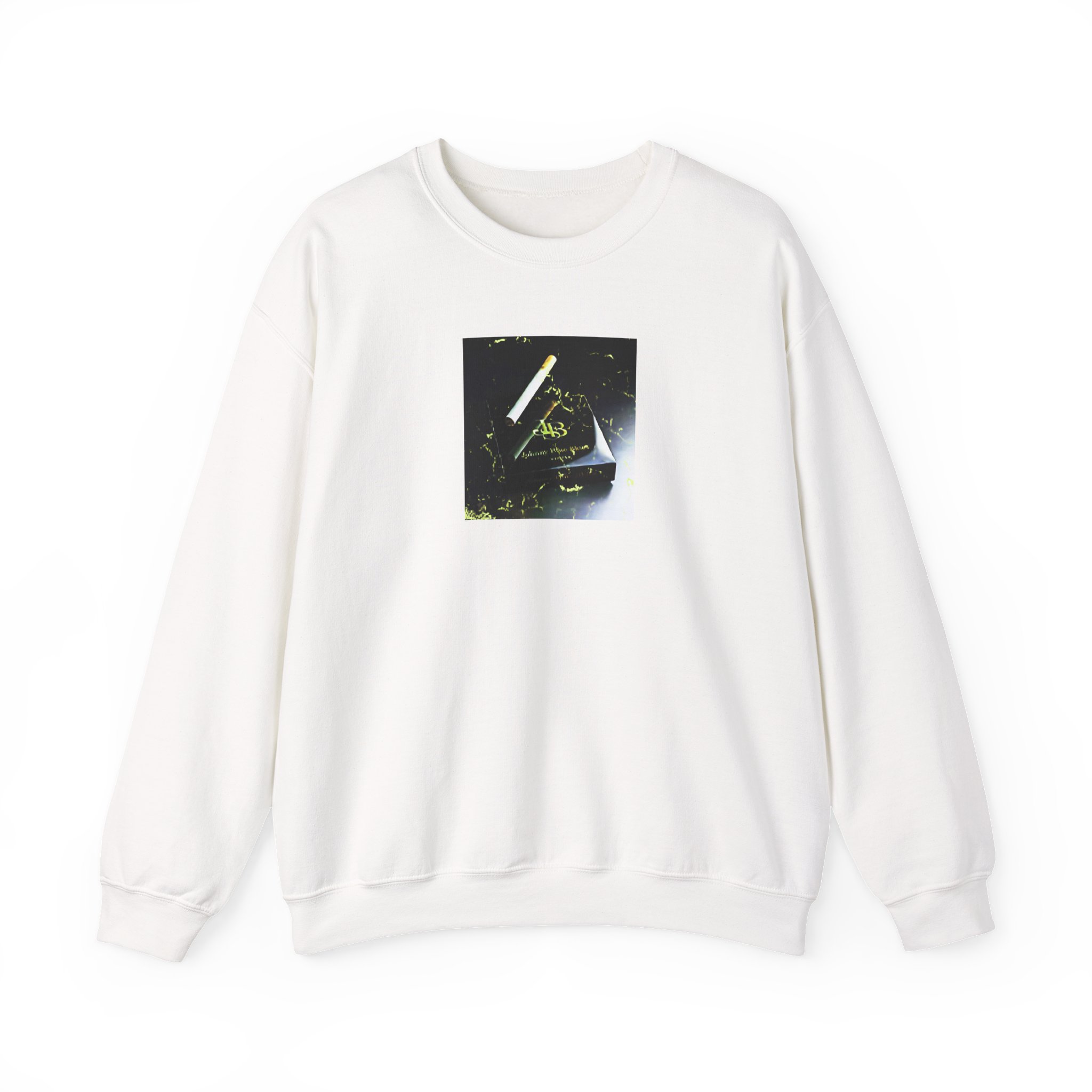 Sturgill Simpson Cigarette Box Unisex Heavy Blendâ„¢ Crewneck Sweatshirt