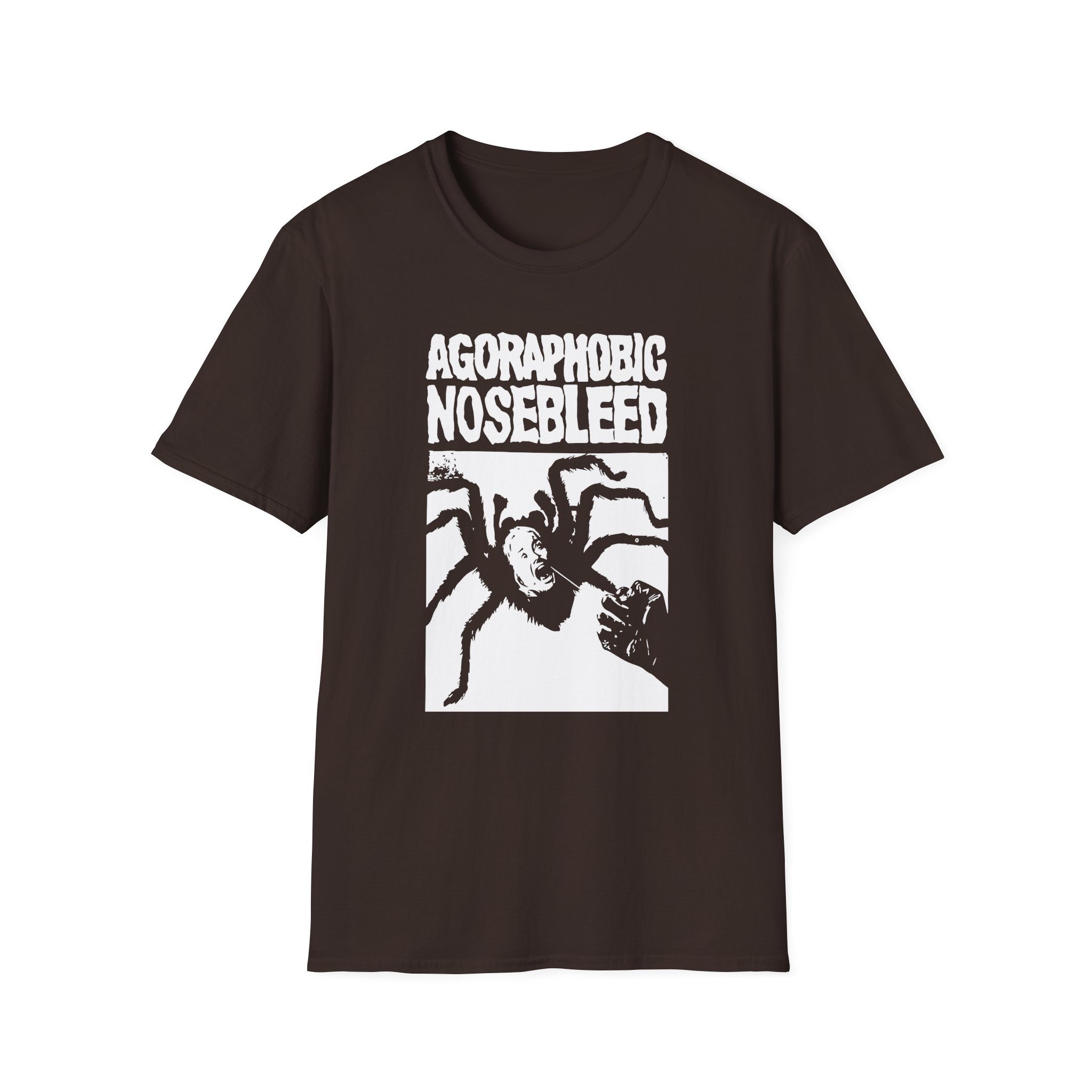 Agoraphobic Nosebleed Spider Unisex Softstyle T-Shirt