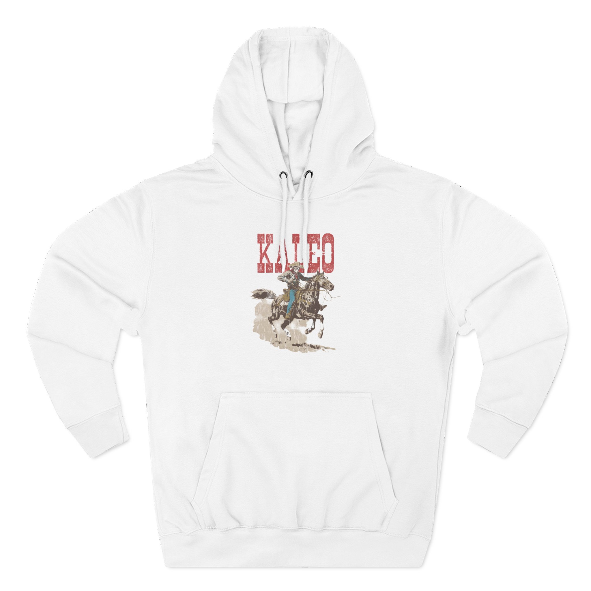 Kaleo Horse Racing Skeleton Three-Panel Fleece Hoodie