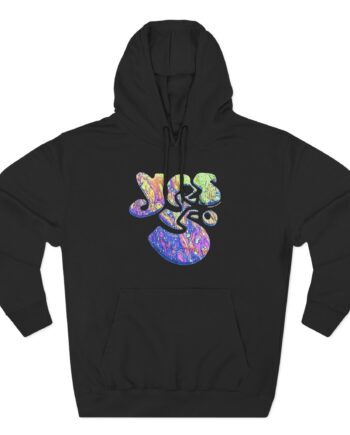 Yes Logo Three-Panel Fleece Hoodie