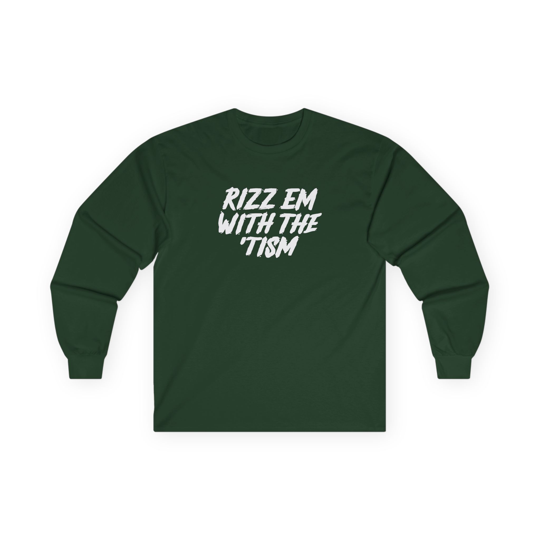 Ryan Windridge Rizz Em With the Tism Unisex Ultra Cotton Long Sleeve Tee