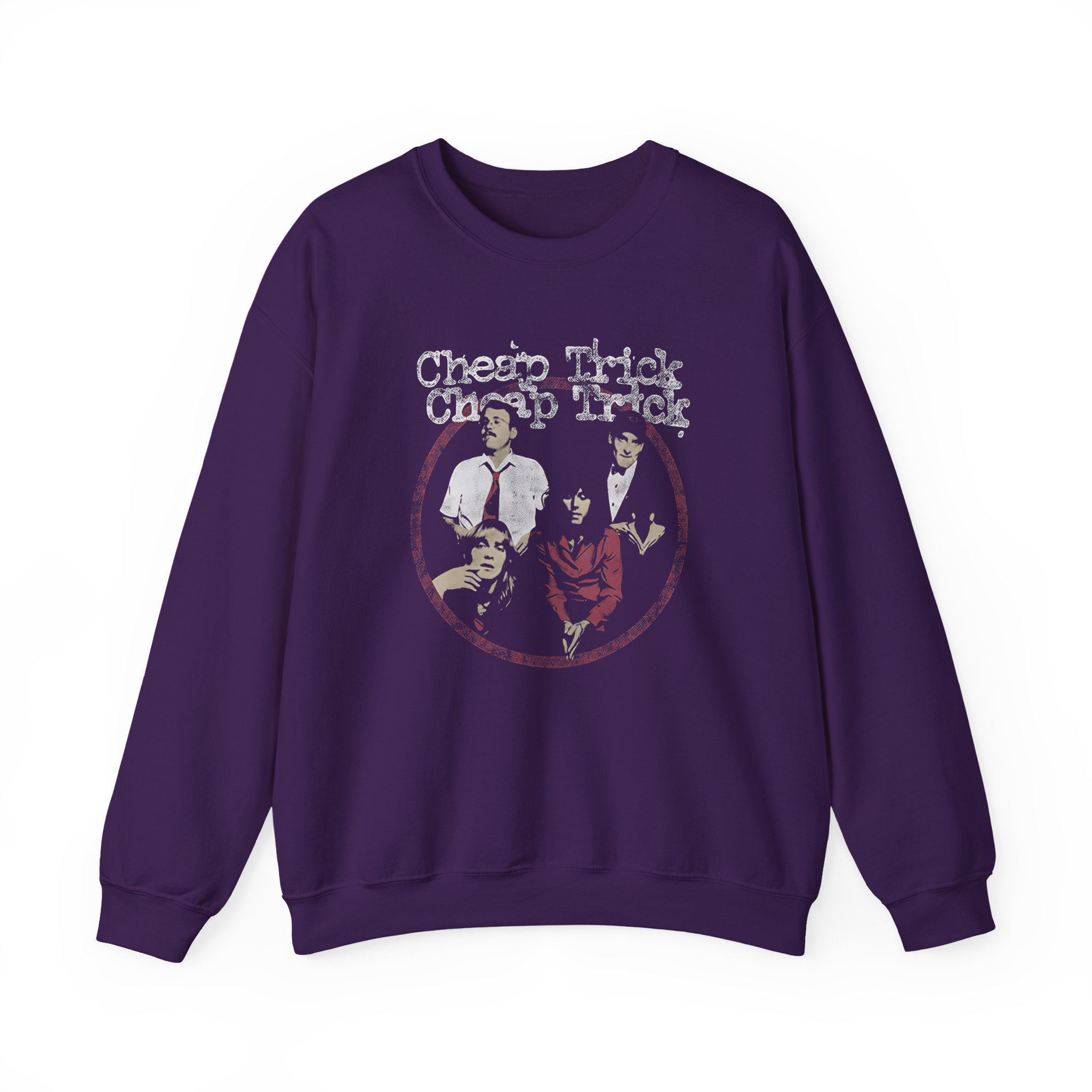 Cheap Trick Unisex Heavy Blendâ„¢ Crewneck Sweatshirt