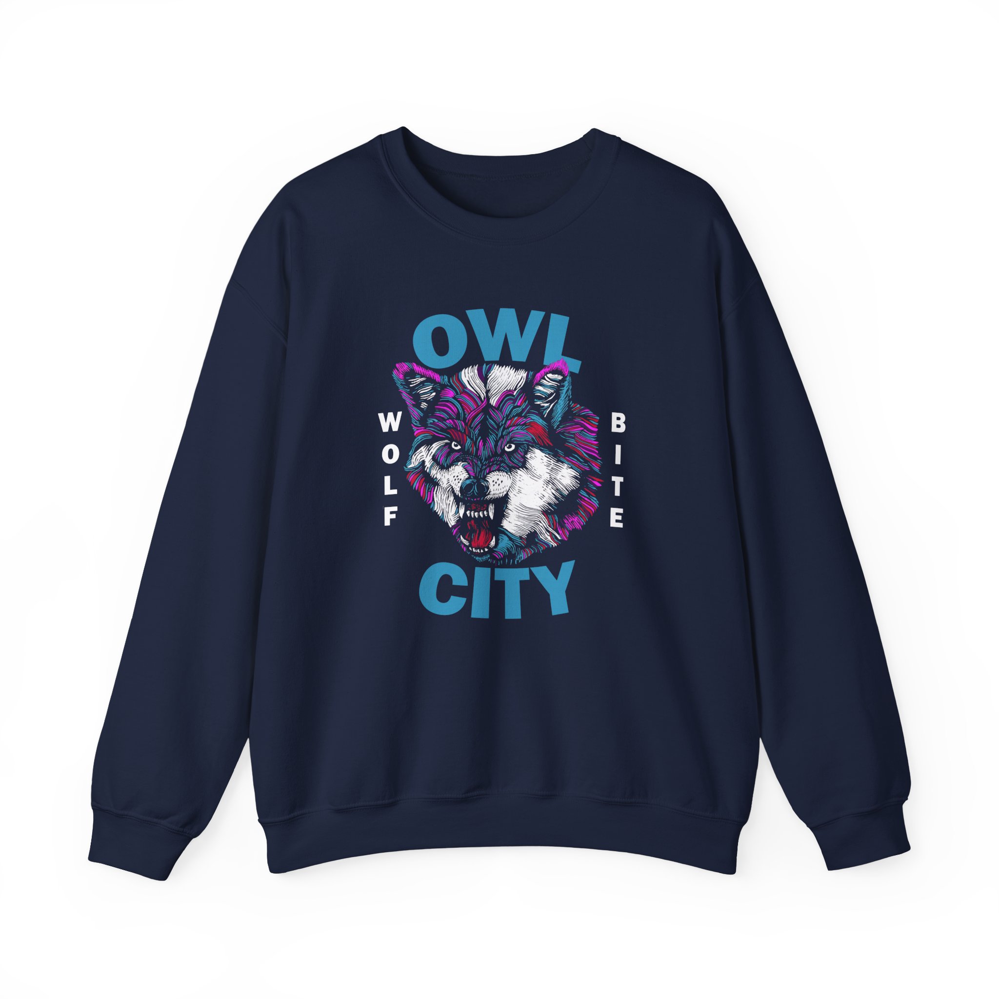Owl City Wolf Bite Unisex Heavy Blendâ„¢ Crewneck Sweatshirt