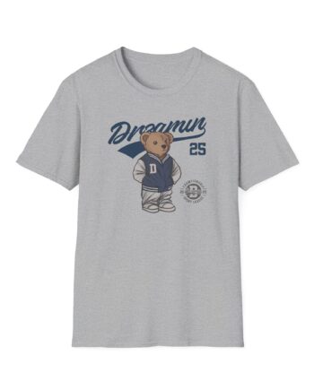 Clix Dr3amin Varsity Bear Unisex Softstyle T-Shirt