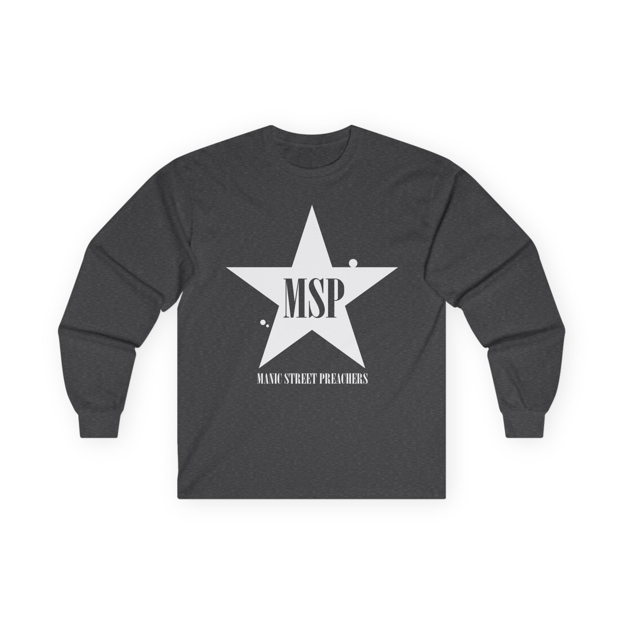 Manic Street Preachers Distressed Star Unisex Ultra Cotton Long Sleeve Tee