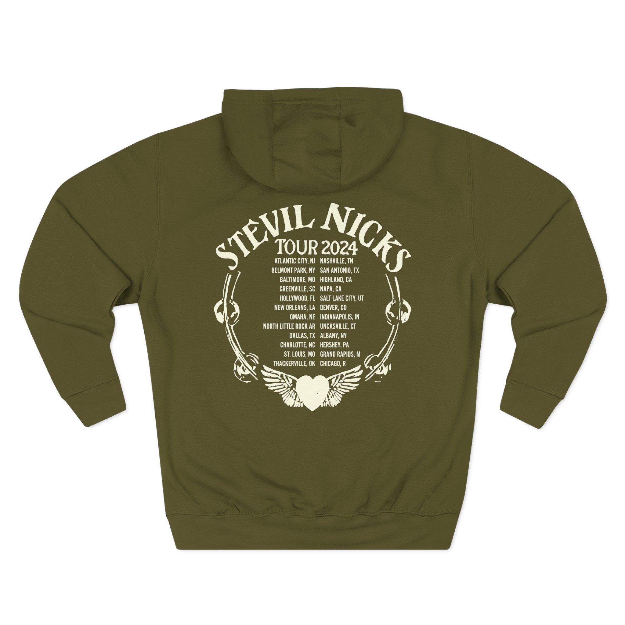 Stevie Nicks Tour Three-Panel Fleece Hoodie