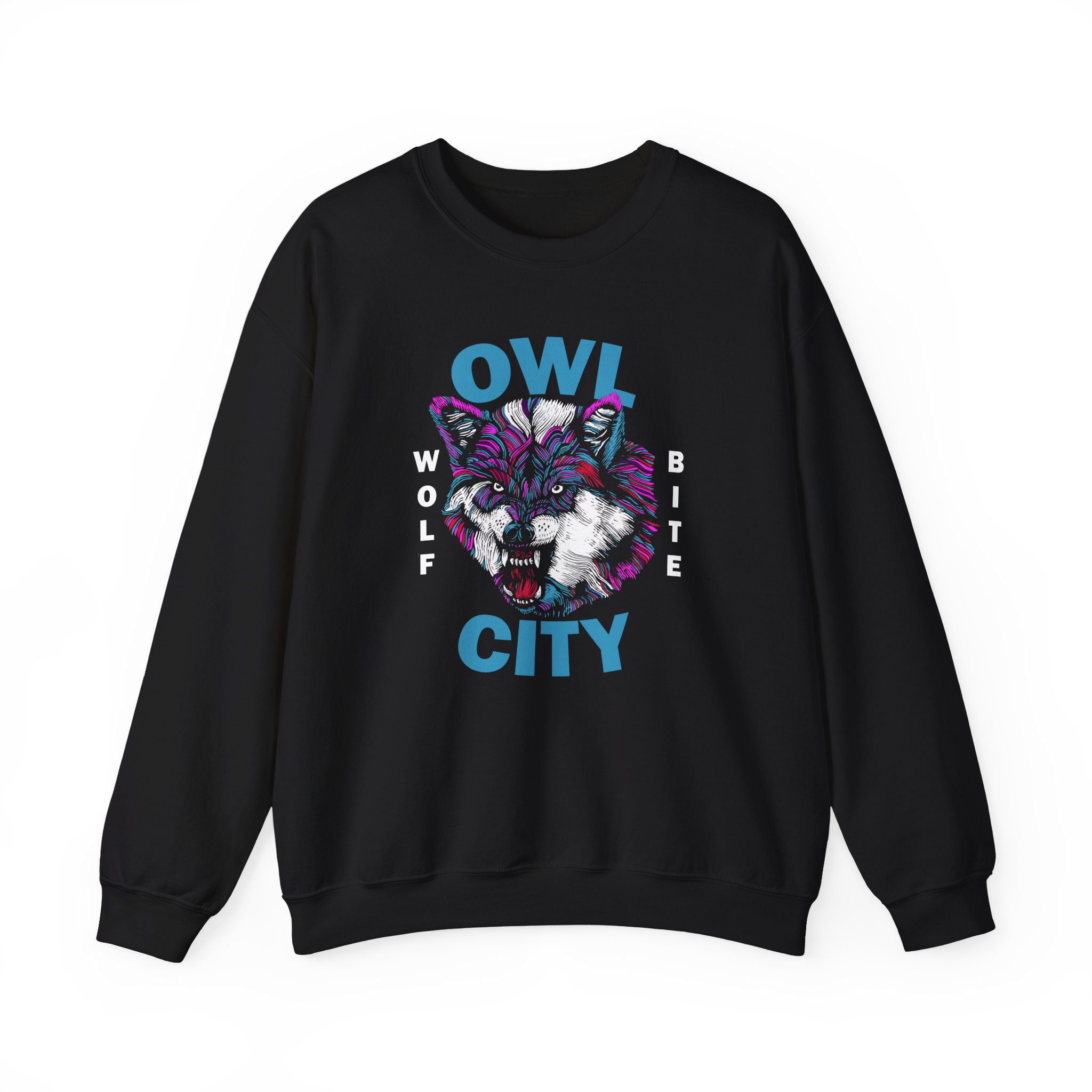 Owl City Wolf Bite Unisex Heavy Blendâ„¢ Crewneck Sweatshirt