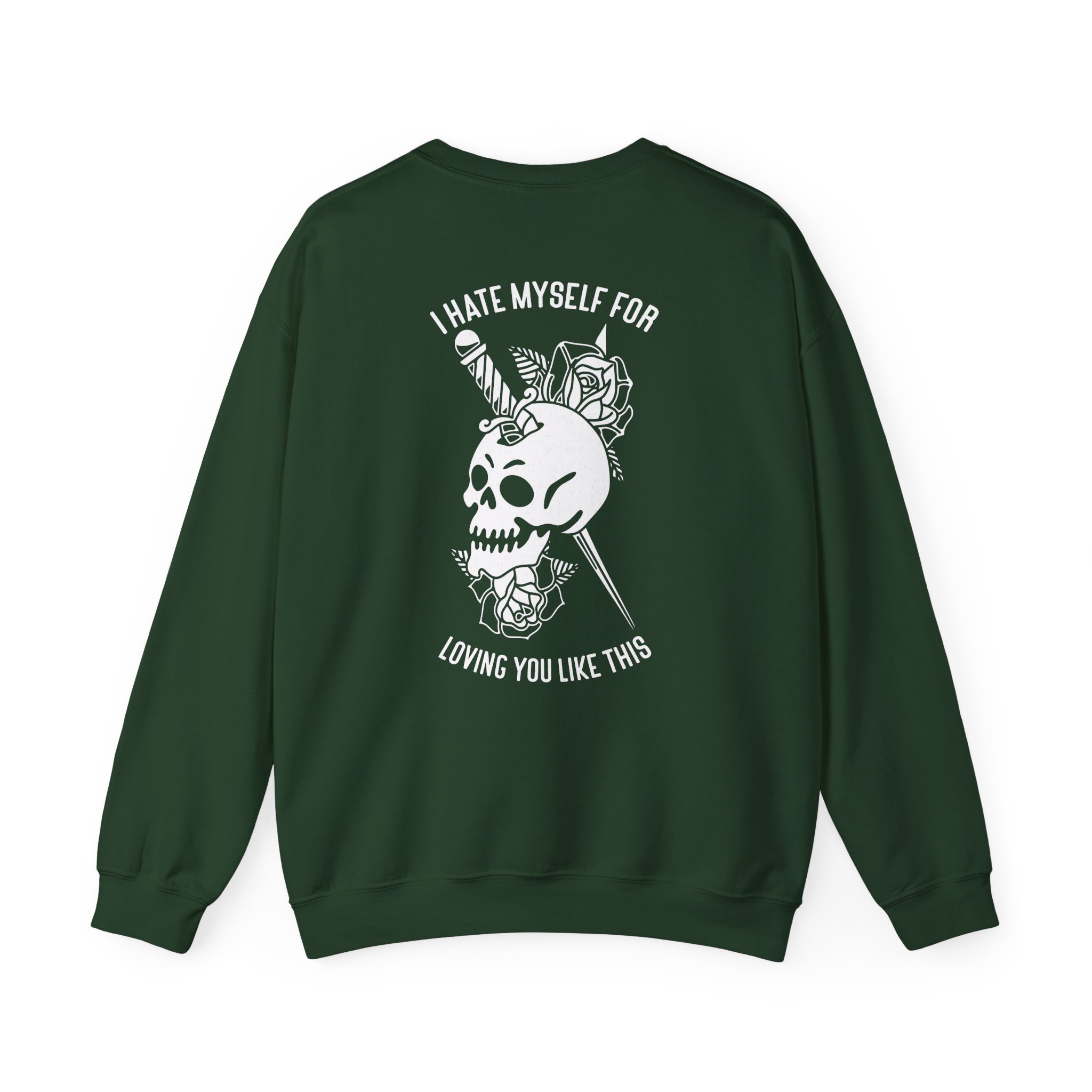 Bayside Dagger Skull Unisex Heavy Blendâ„¢ Crewneck Sweatshirt