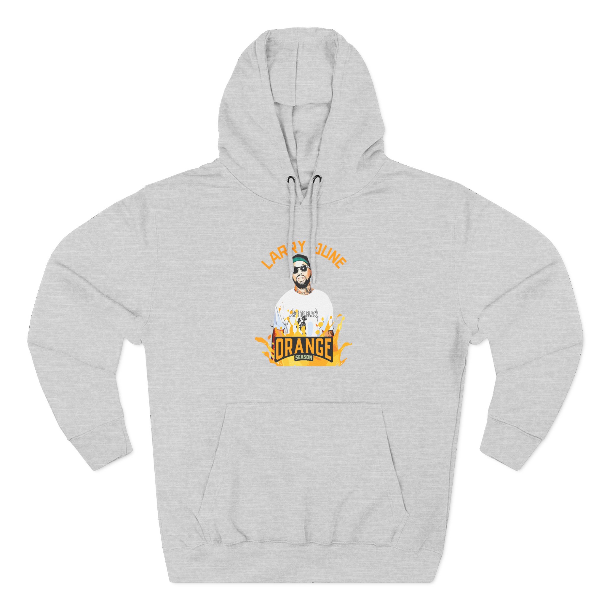 Larry June Three-Panel Fleece Hoodie