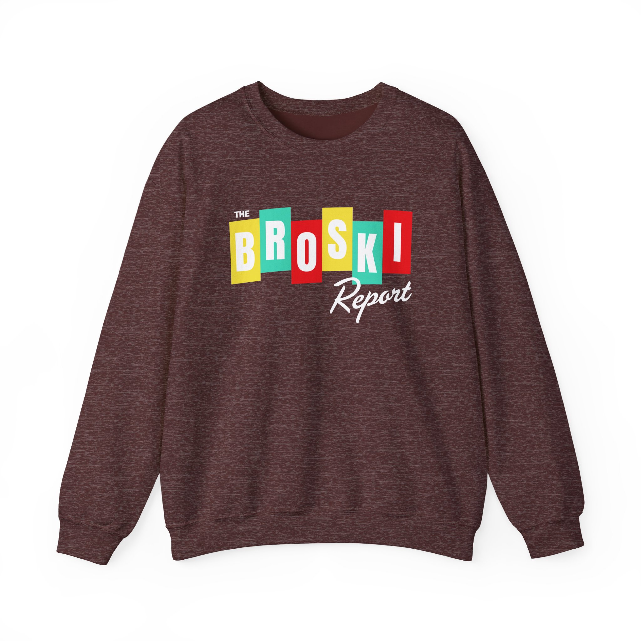Broski Report National News Blast Unisex Heavy Blendâ„¢ Crewneck Sweatshirt