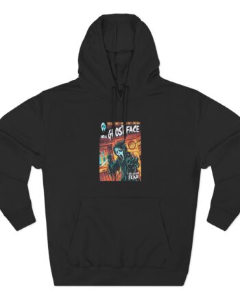 Ghostface Comic Cover Three-Panel Fleece Hoodie