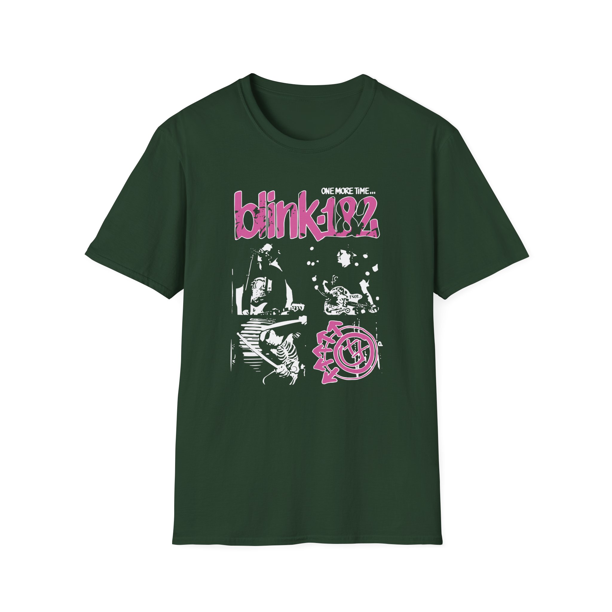 Blink 182 One More Time Photo Unisex Softstyle T-Shirt