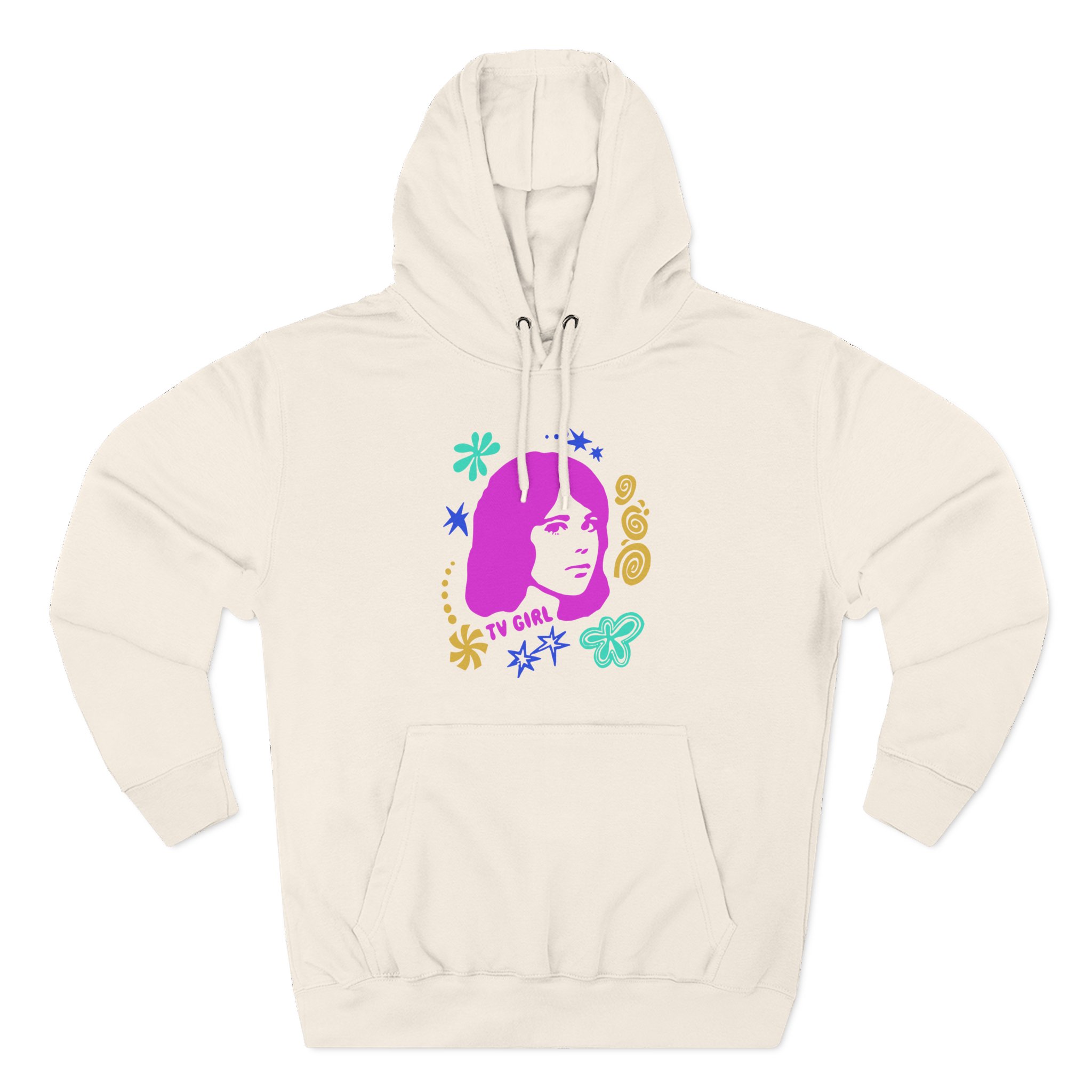 Tv Girl Three-Panel Fleece Hoodie