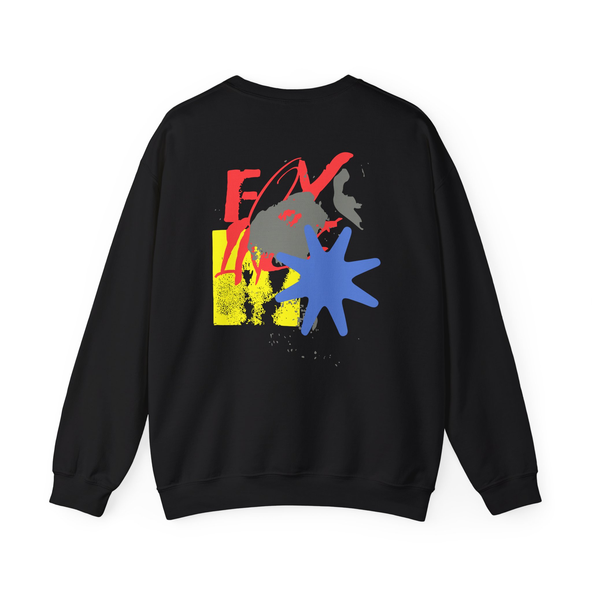 Foxing Shapes Unisex Heavy Blendâ„¢ Crewneck Sweatshirt