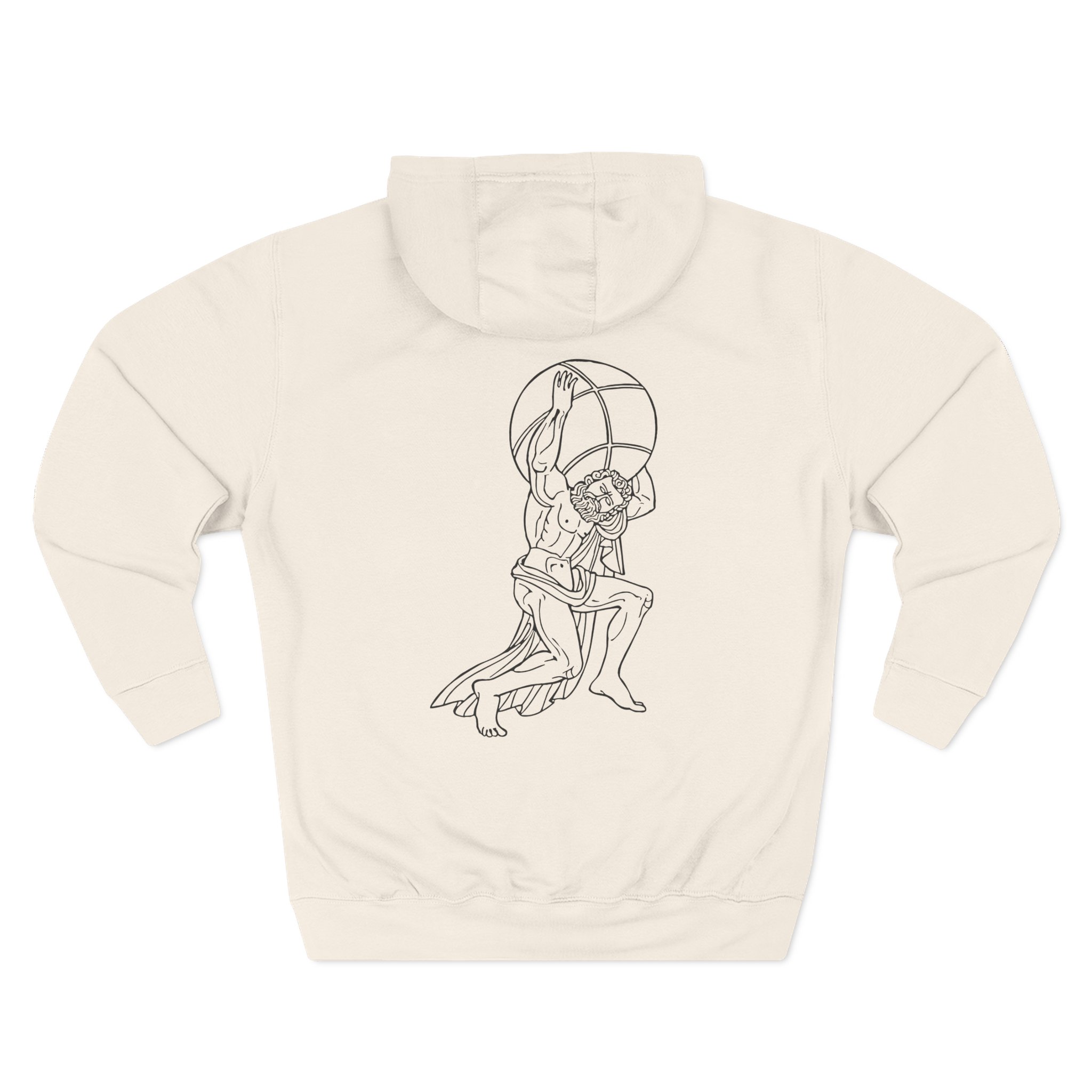 Bicep Feel My Three-Panel Fleece Hoodie