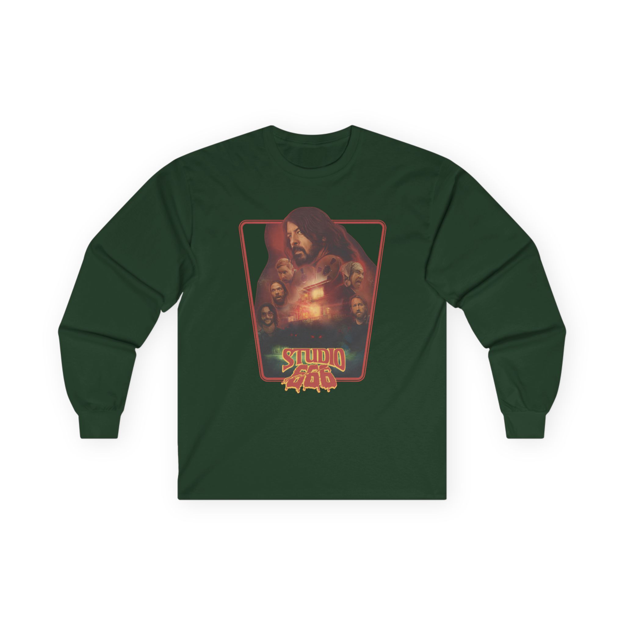 Foo Fighters Studio 666 Retro Unisex Ultra Cotton Long Sleeve Tee