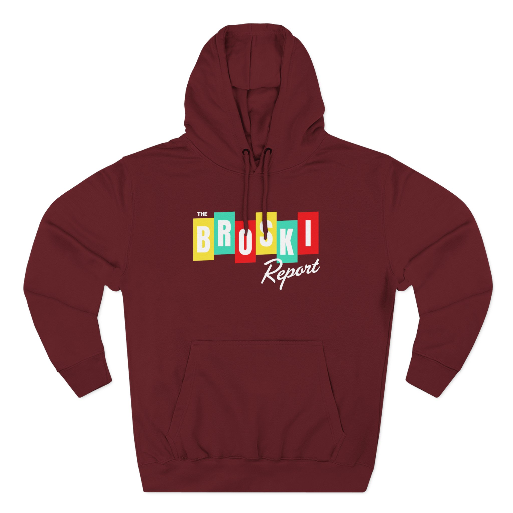 Broski Report National News Blast Three-Panel Fleece Hoodie