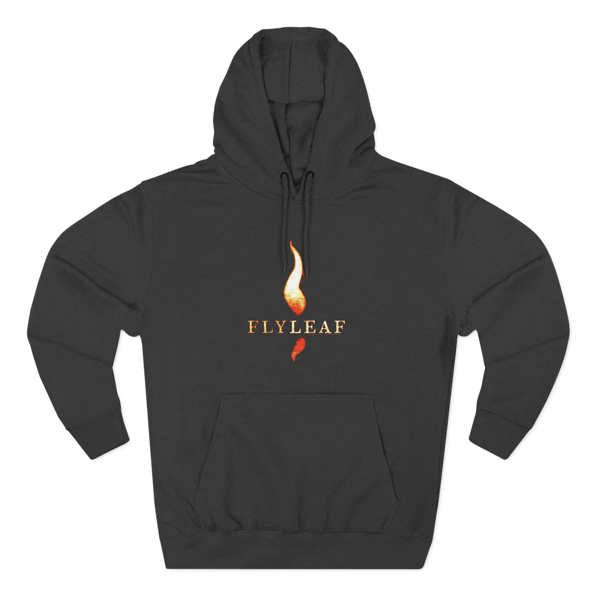 Flyleaf Flame Logo Three-Panel Fleece Hoodie
