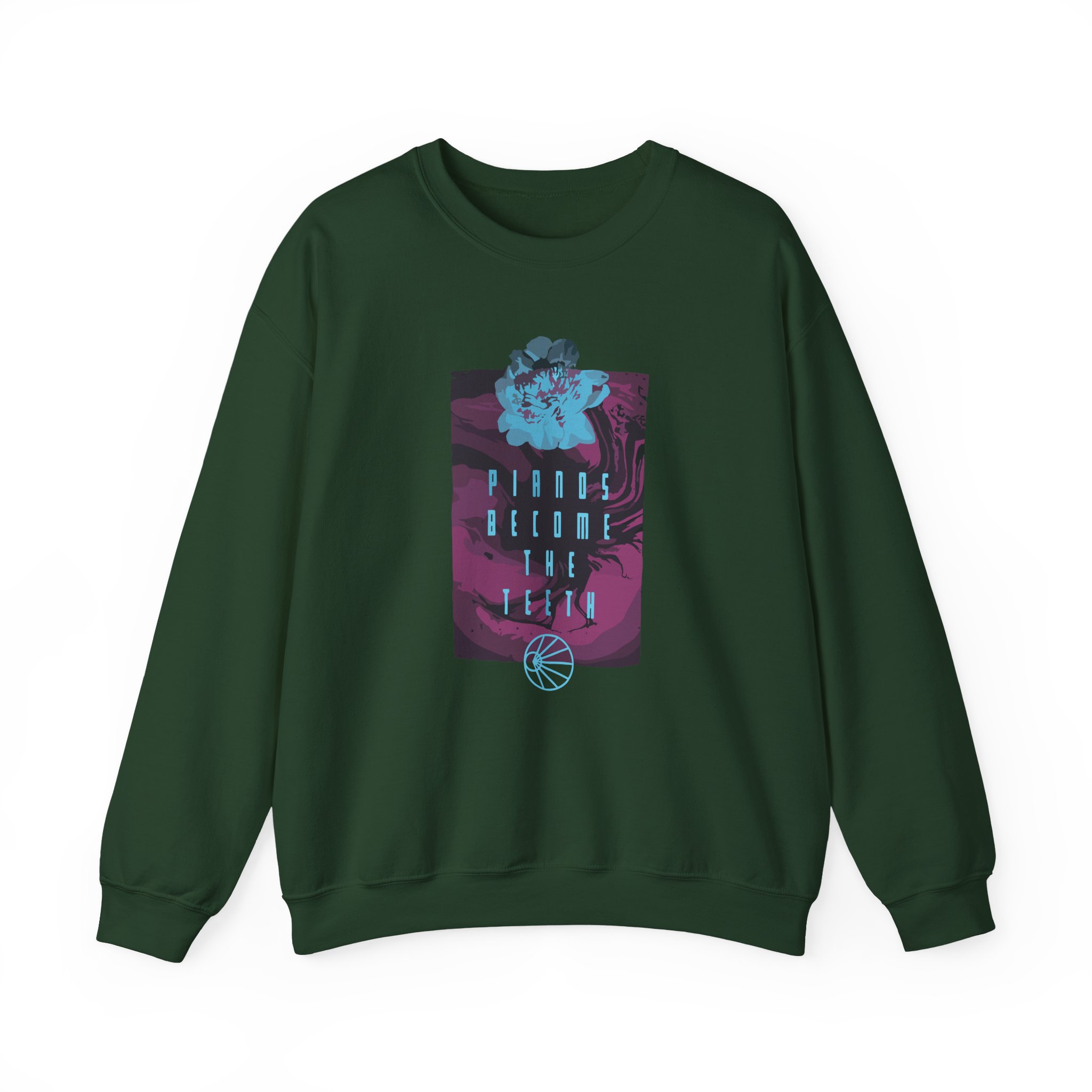 Pianos Become the Teeth Abstract Flowers Unisex Heavy Blendâ„¢ Crewneck Sweatshirt