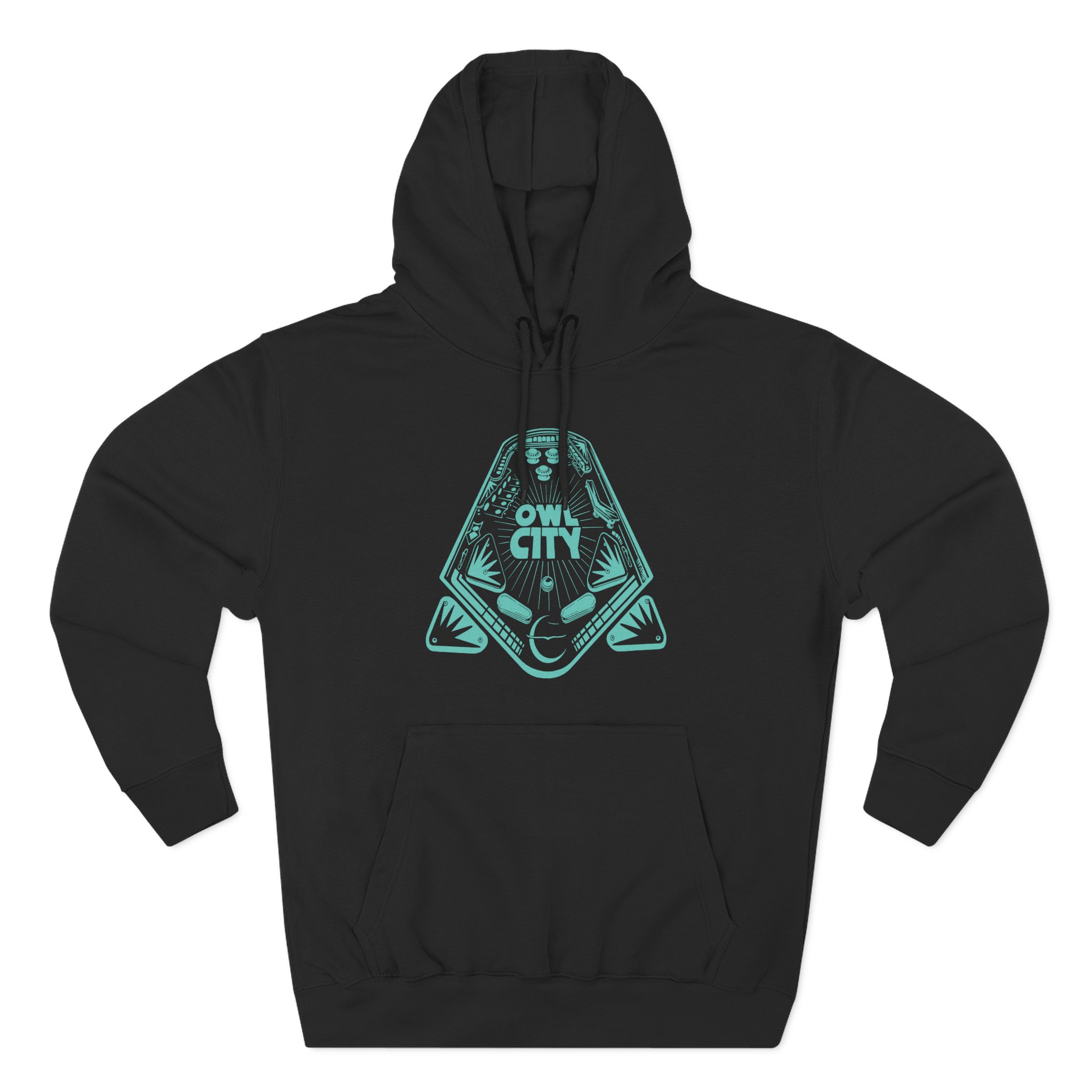 Owl City Pinball Three-Panel Fleece Hoodie