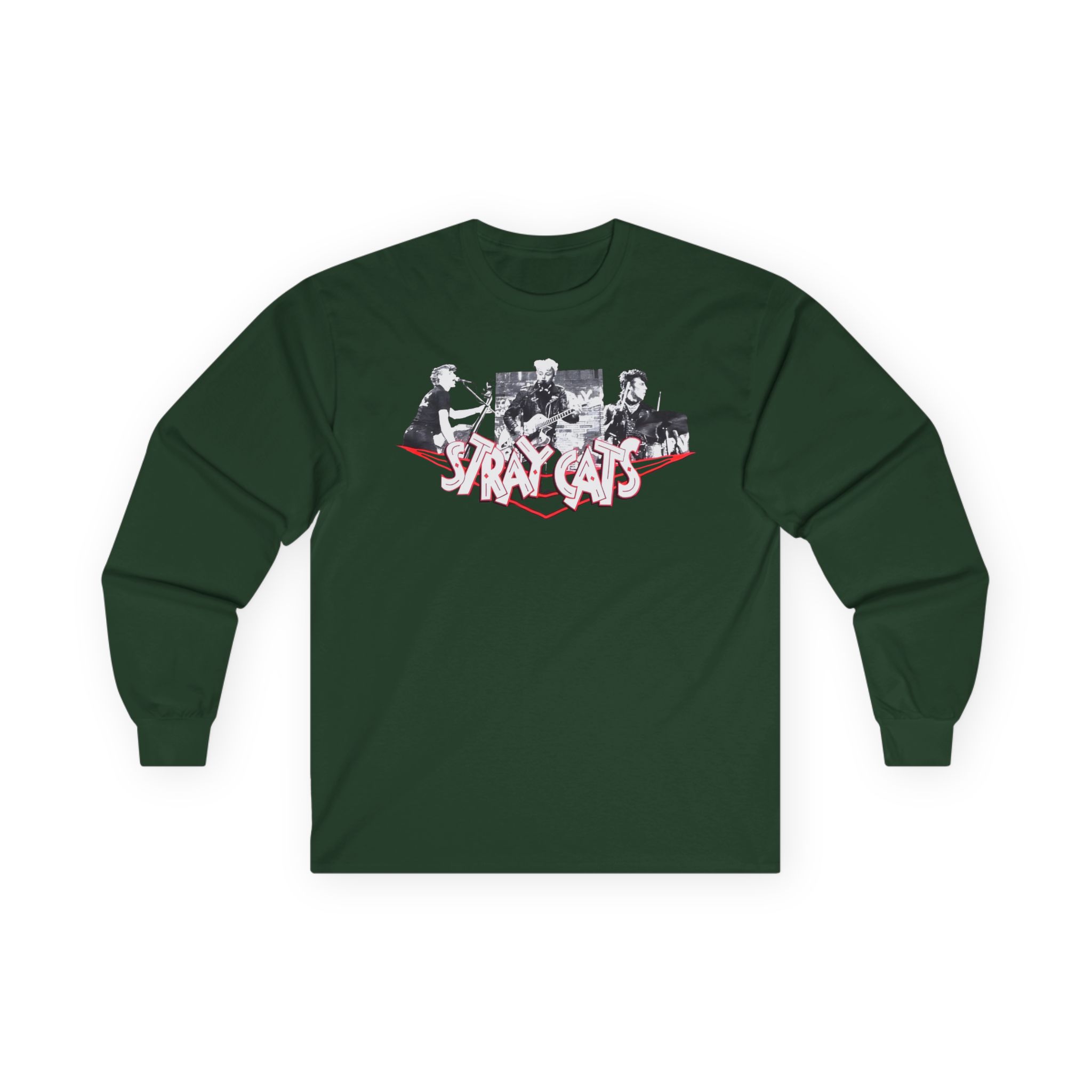 Stray Cats Photo Collage Unisex Ultra Cotton Long Sleeve Tee