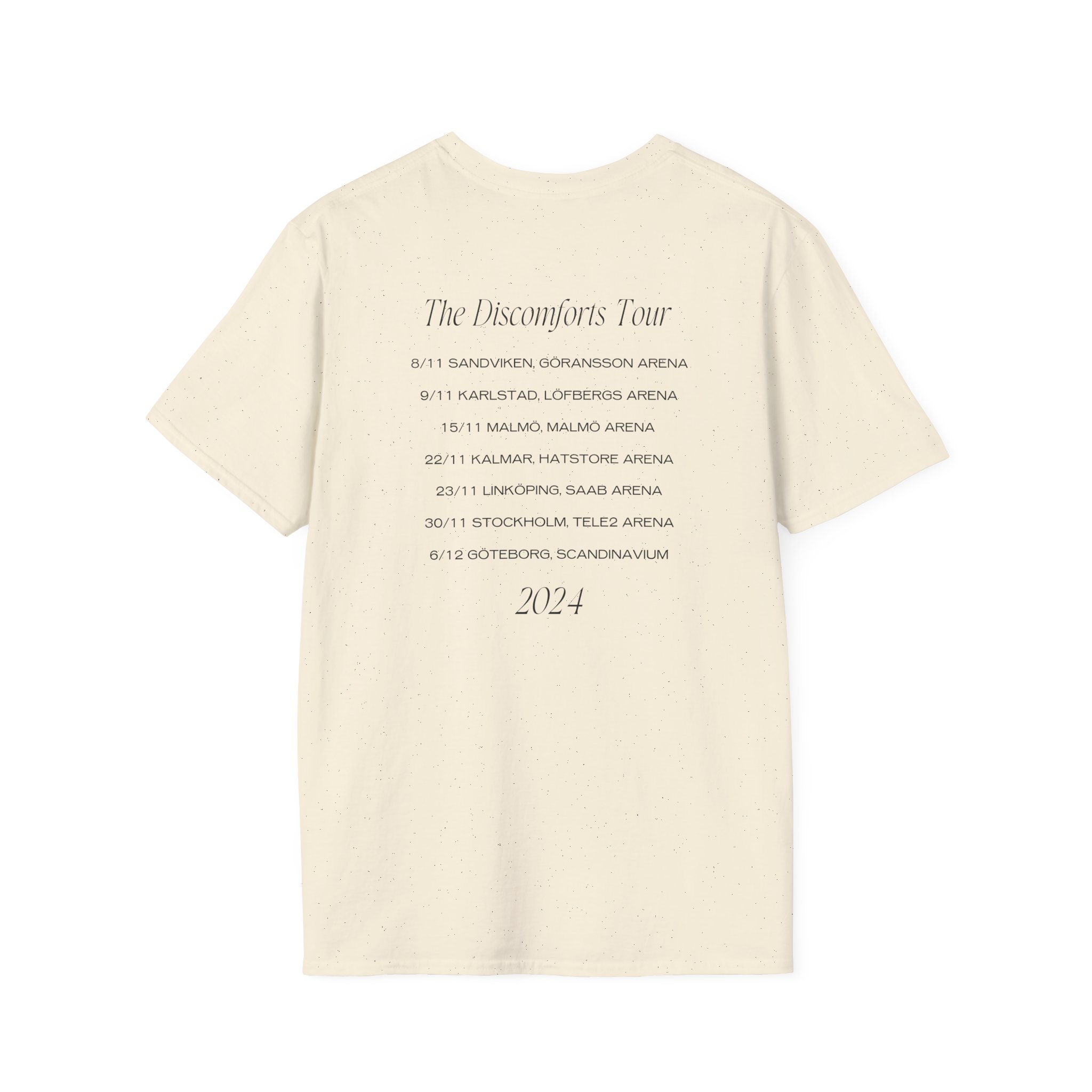 Albin Lee Meldau Discomforts Tour Unisex Softstyle T-Shirt