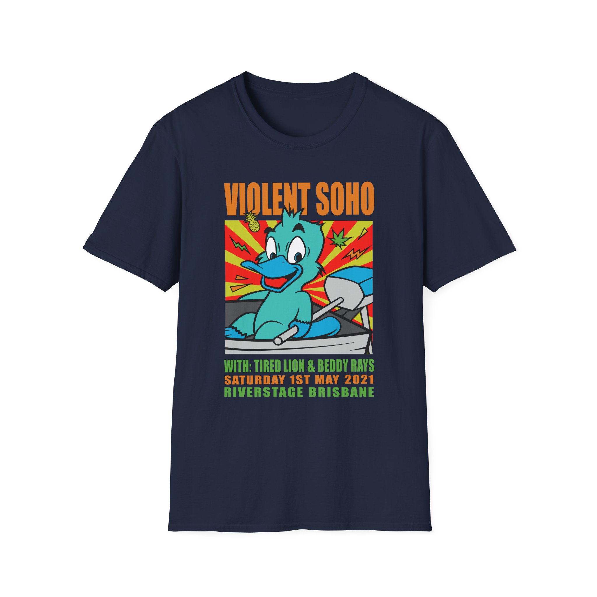 Violent Soho Event Poster Unisex Softstyle T-Shirt