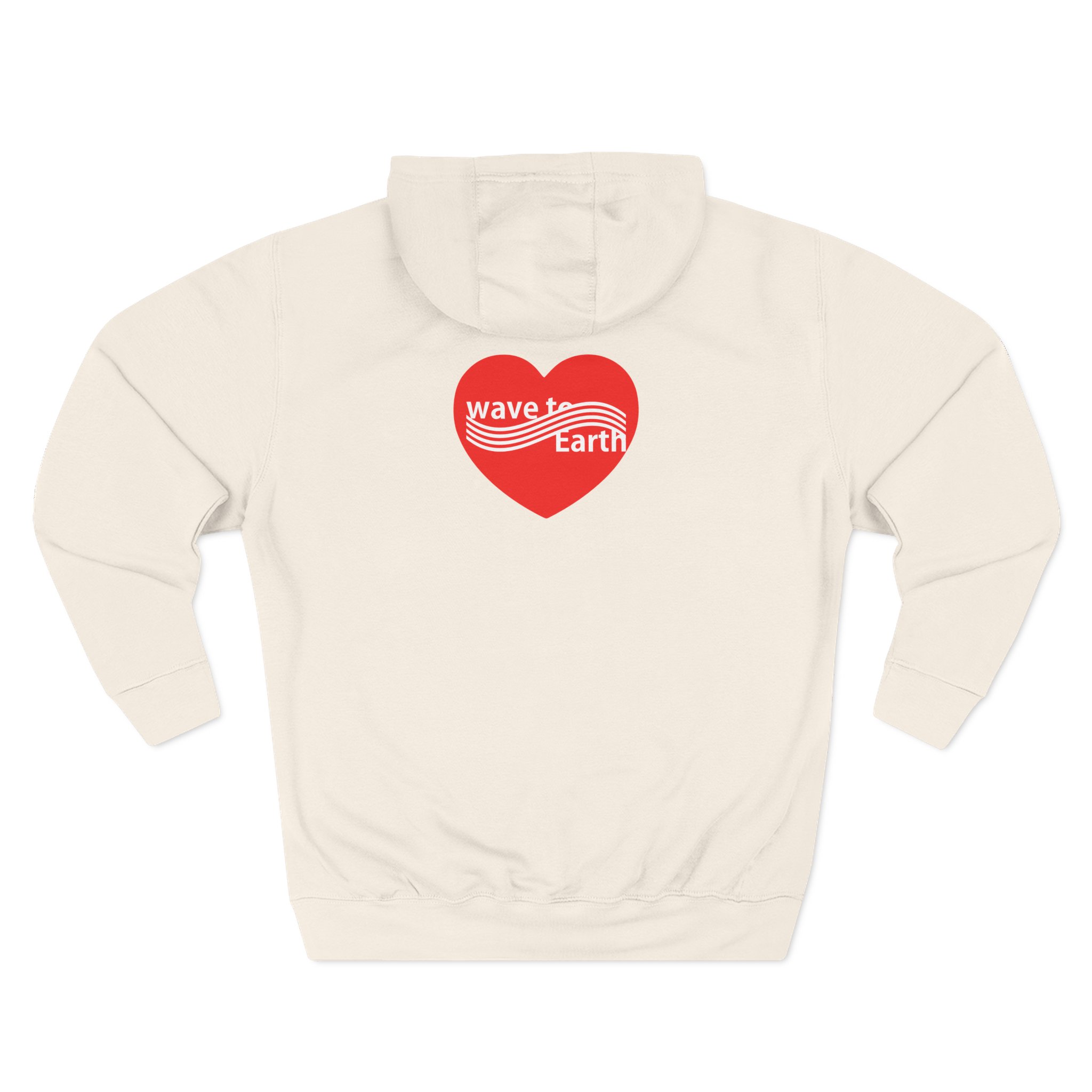 Wave to Earth Three-Panel Fleece Hoodie