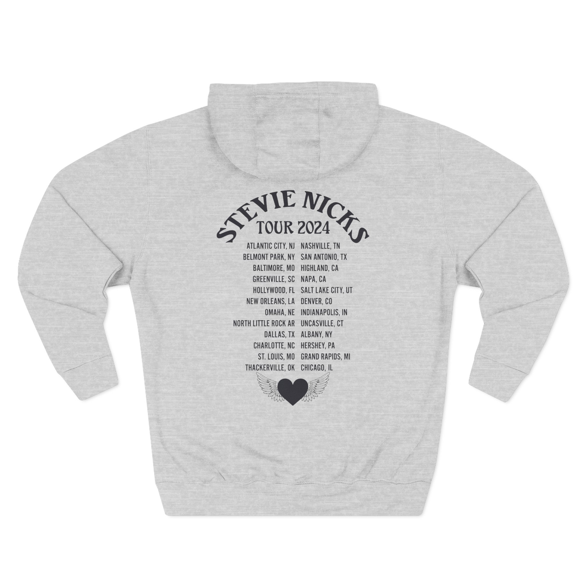 Stevie Nicks Tour Three-Panel Fleece Hoodie