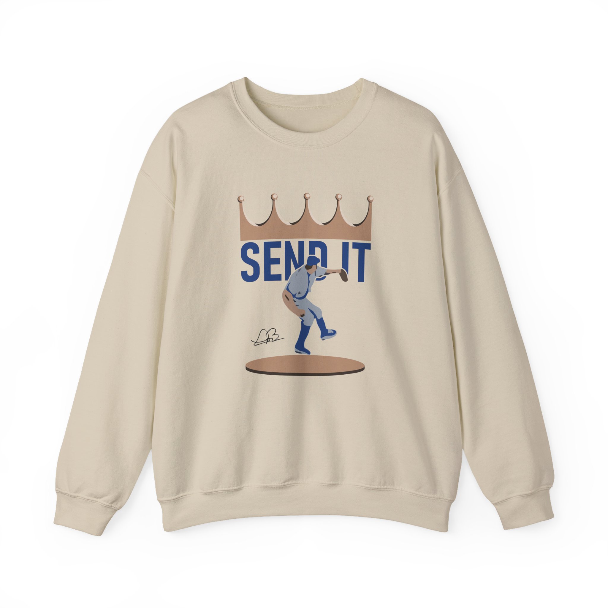 Trevor Bauer Send It Unisex Heavy Blendâ„¢ Crewneck Sweatshirt