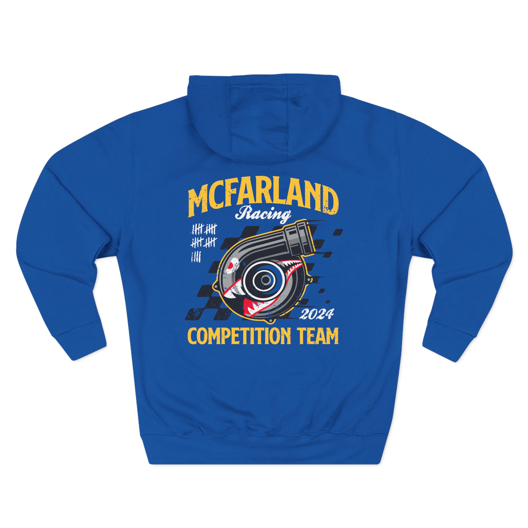 Cleetus Mcfarland Cleetus Turbo Racing Three-Panel Fleece Hoodie