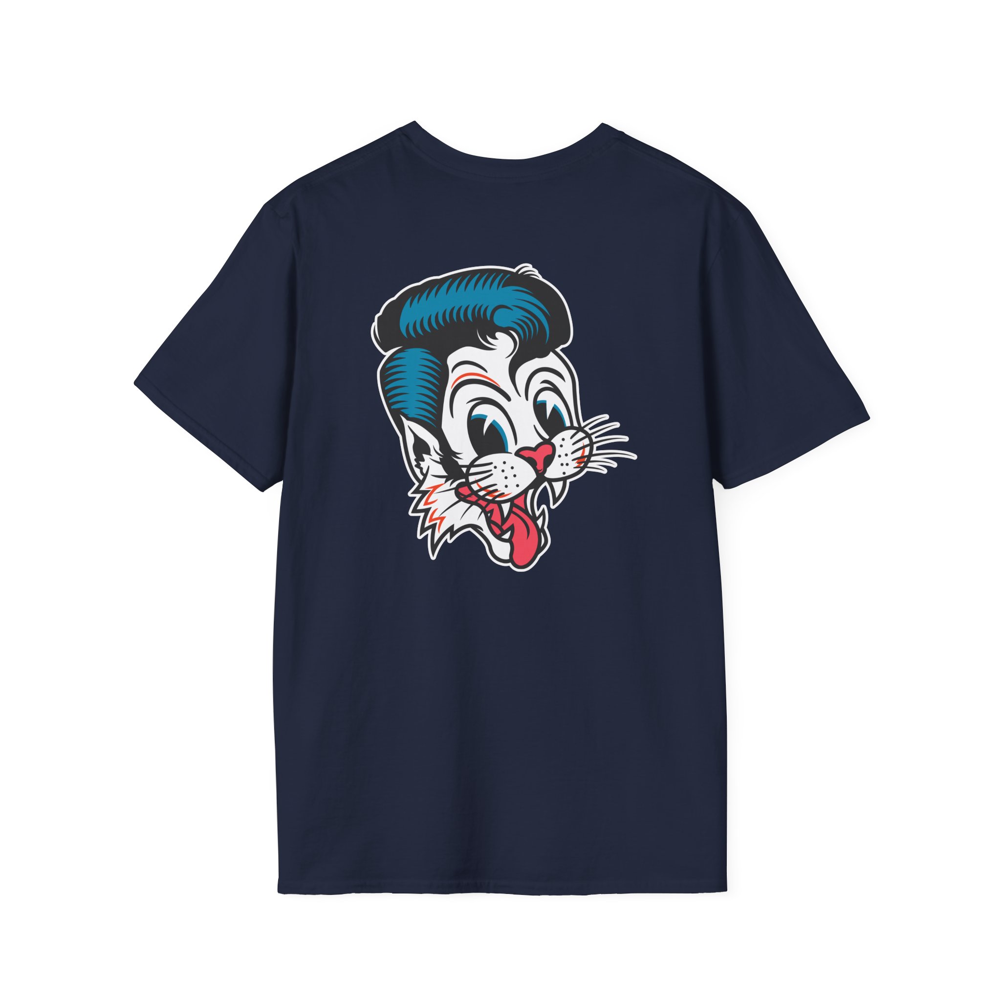 Stray Cats Cat Head Logo Unisex Softstyle T-Shirt