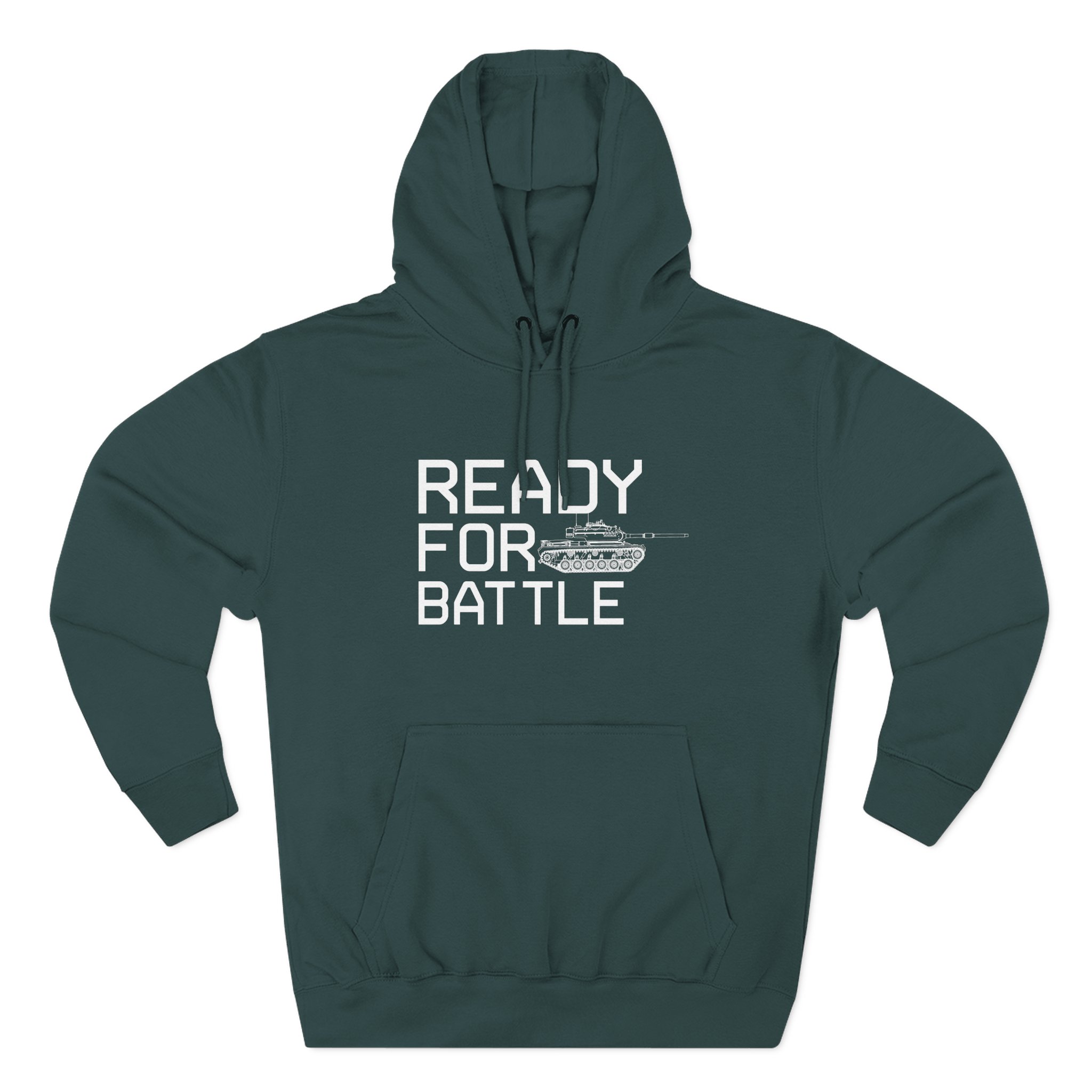 World of Tank Ready for Battle Three-Panel Fleece Hoodie