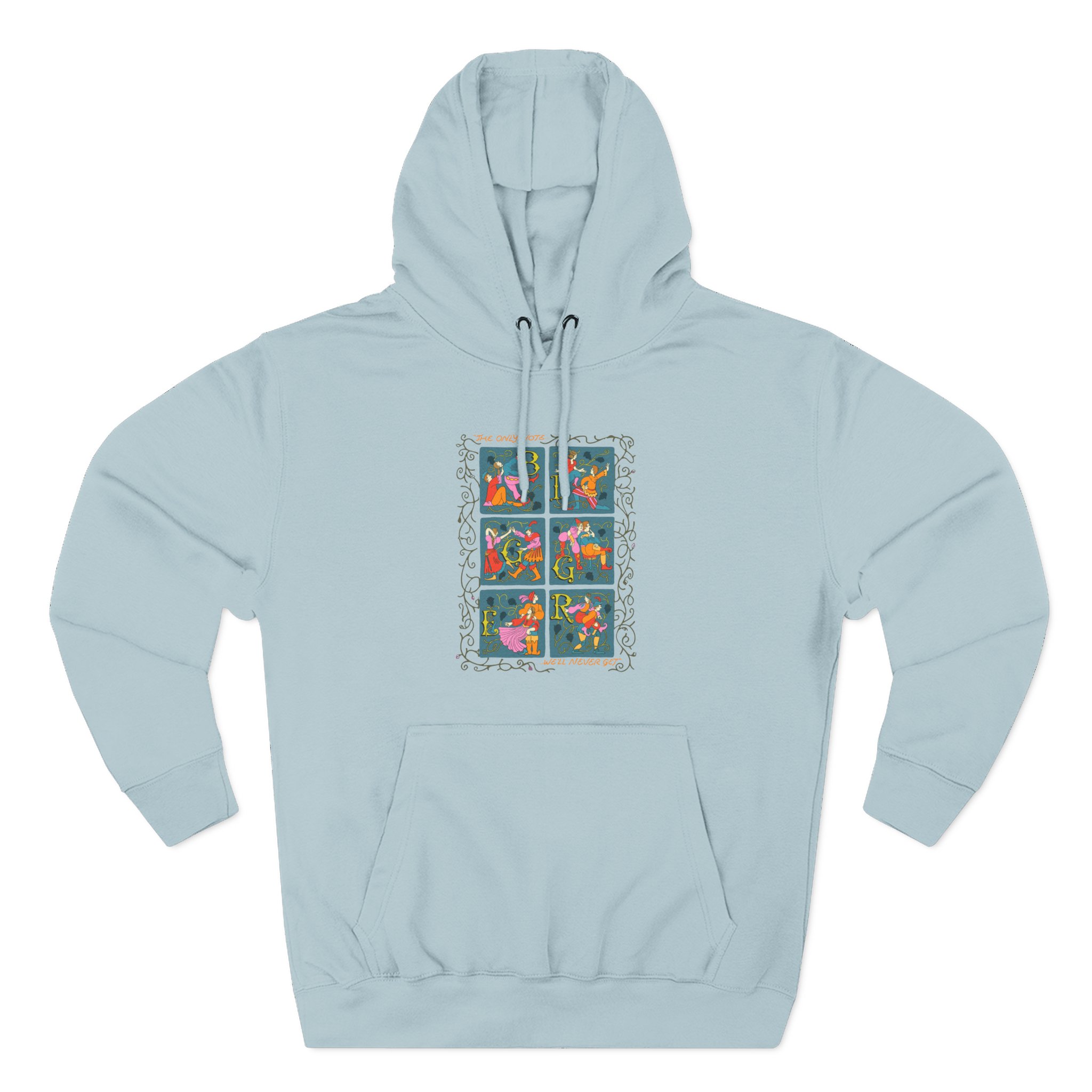 Drawfee Medieval Improvisation Three-Panel Fleece Hoodie