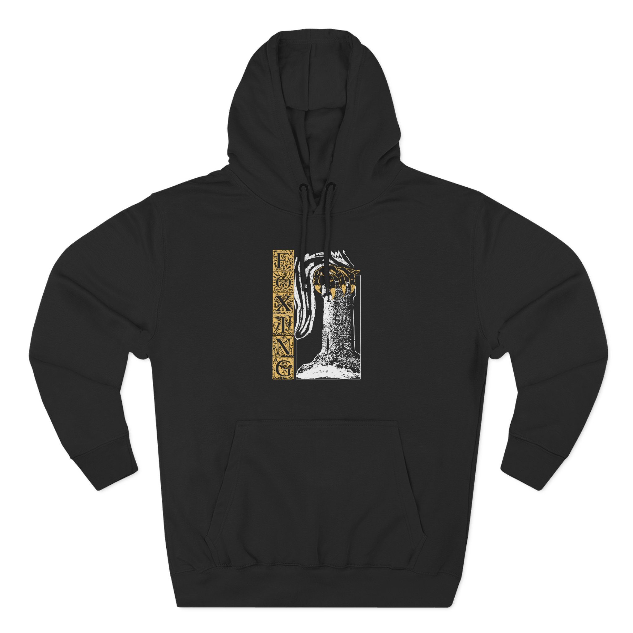 Foxing Castle Three-Panel Fleece Hoodie