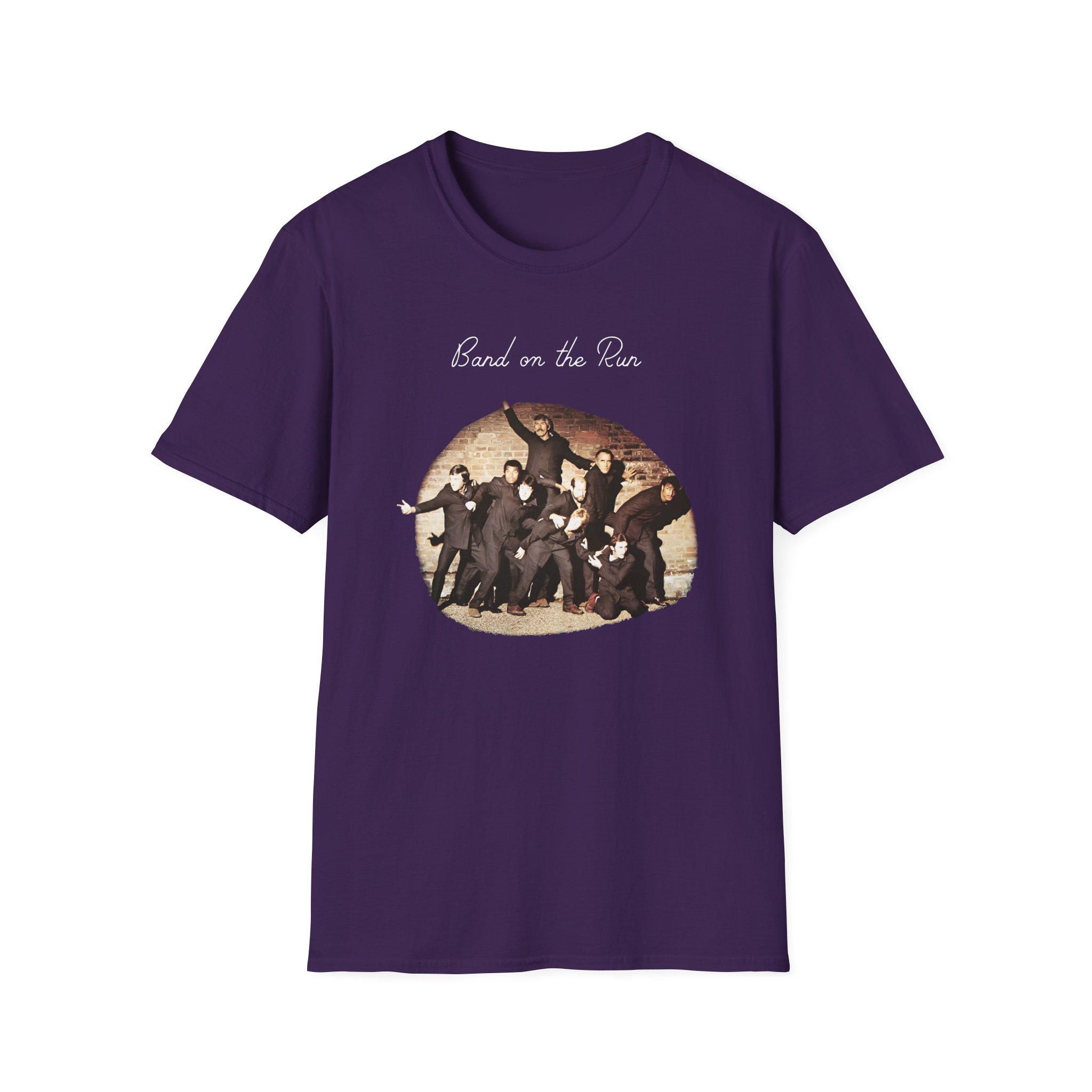 Wings Band On The Run Unisex Softstyle T-Shirt