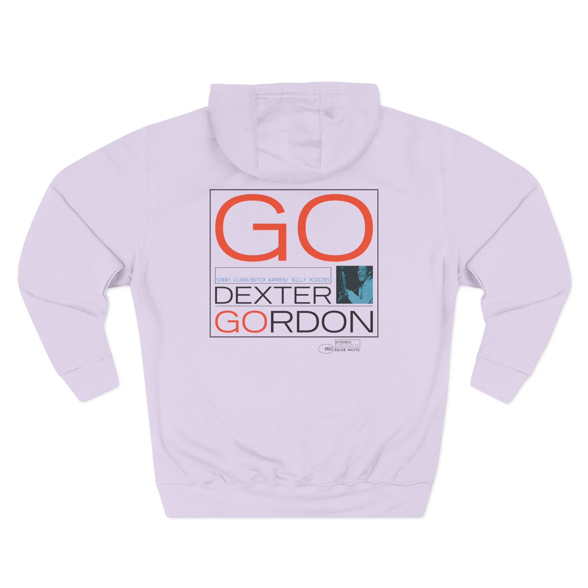 Blue Note Dexter Gordon Go 84112 Three-Panel Fleece Hoodie