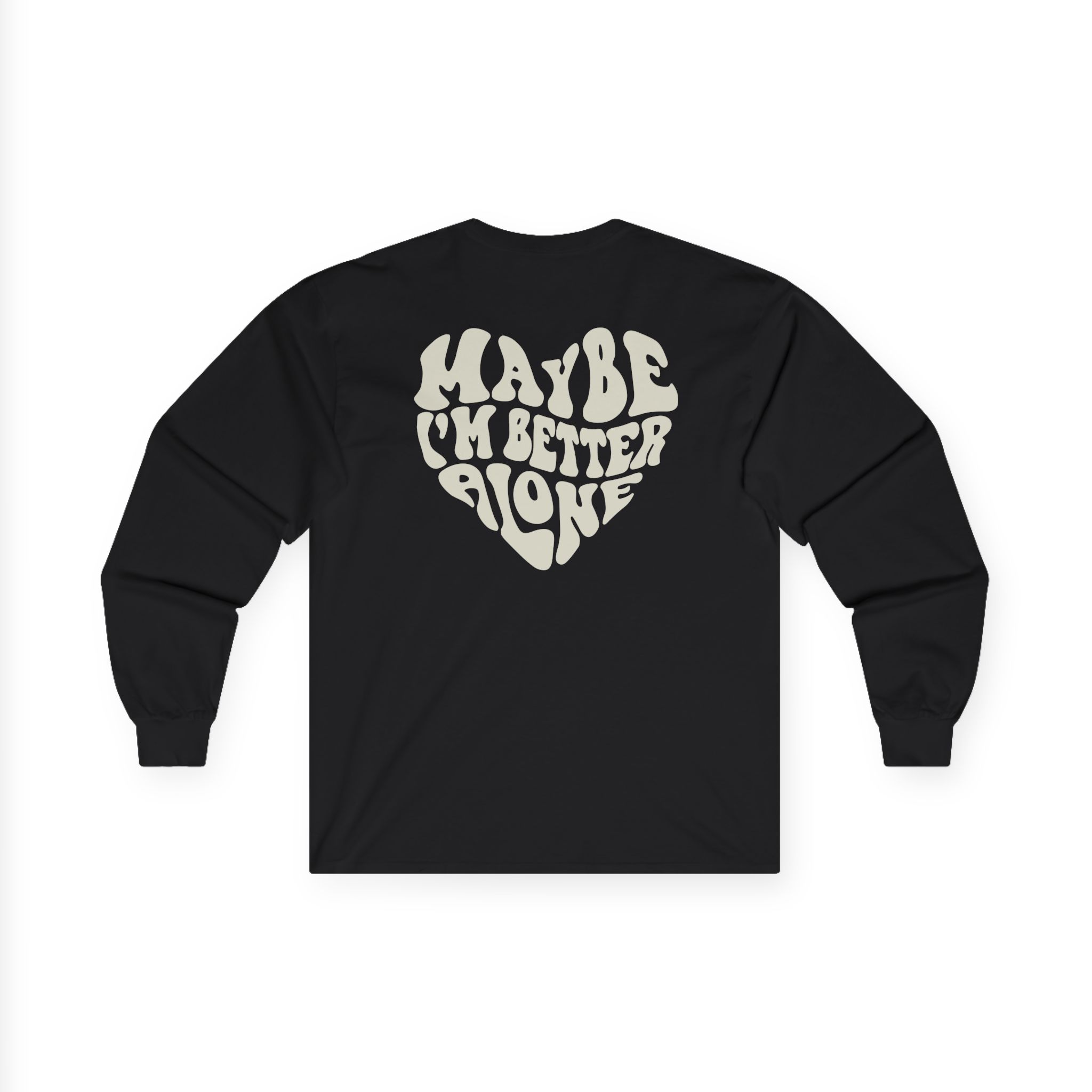 Benson Boone Maybe I Am Better Alone Unisex Ultra Cotton Long Sleeve Tee