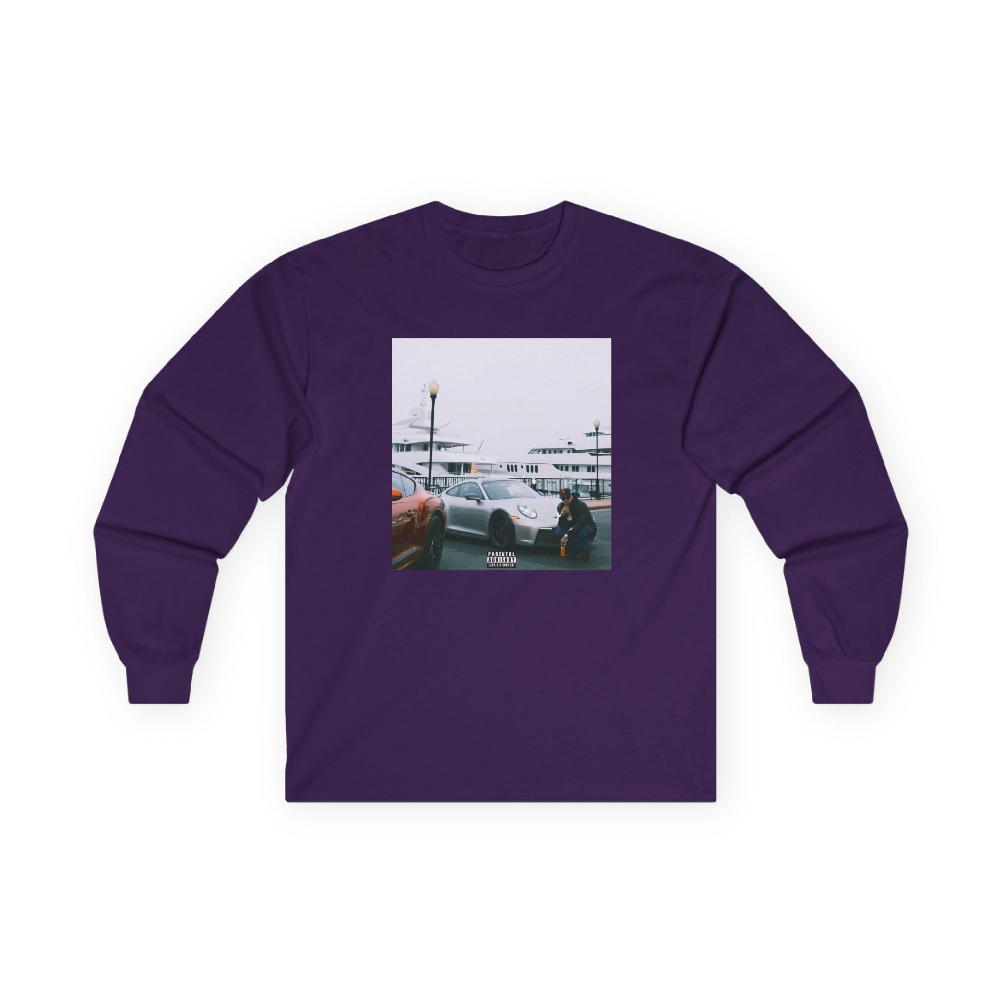 Larry June Spaceships on the Blade Unisex Ultra Cotton Long Sleeve Tee