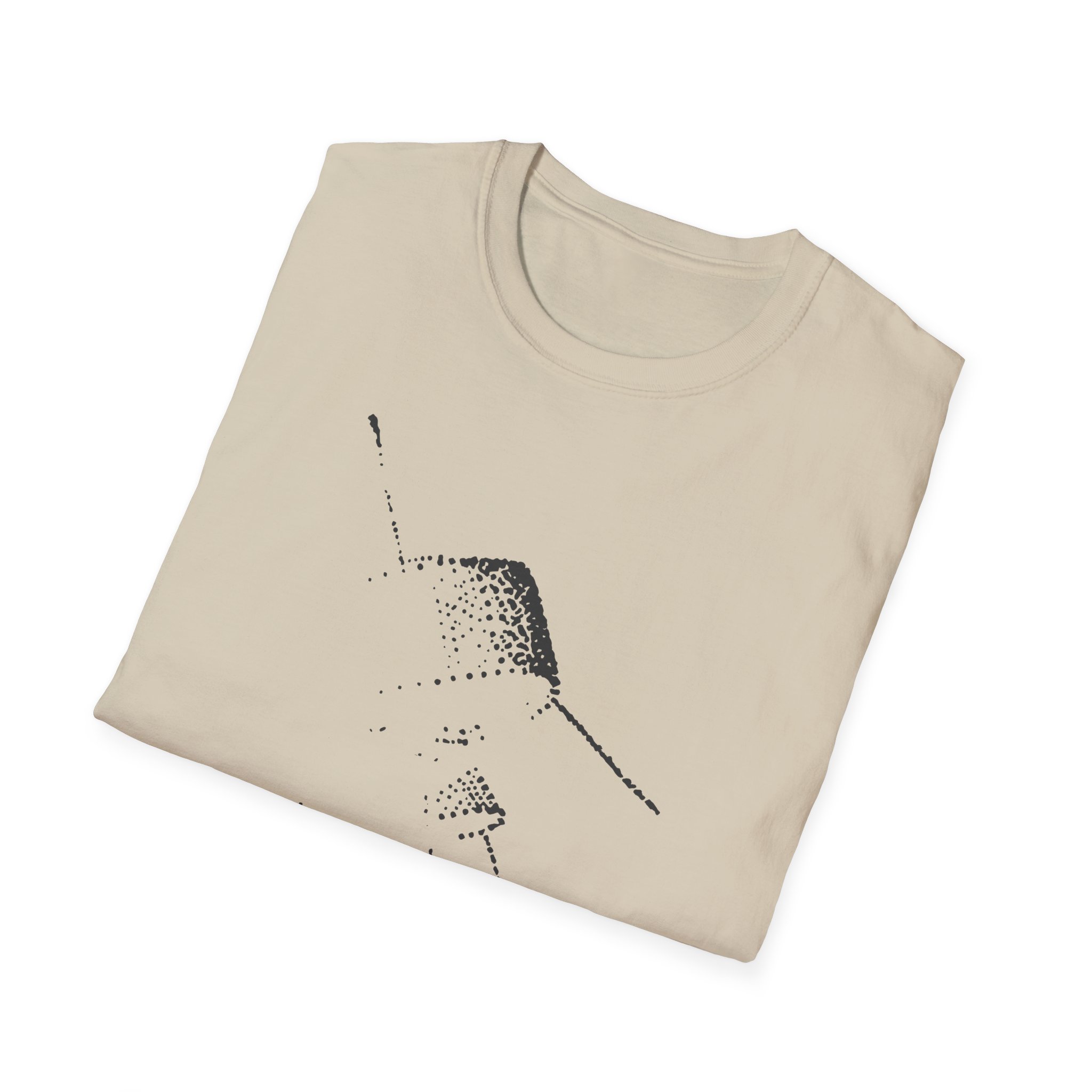 Cave in Satellite: Blackened Unisex Softstyle T-Shirt