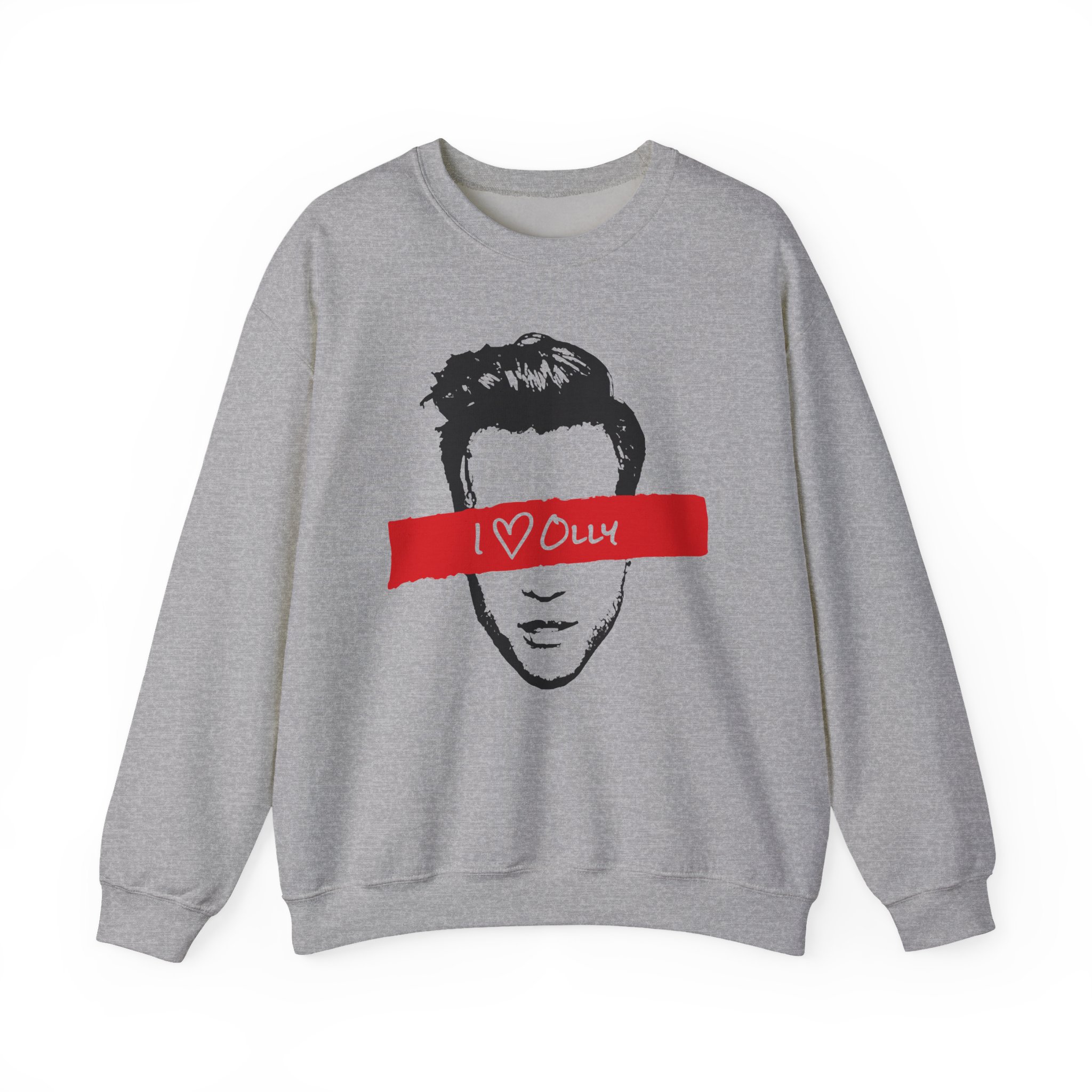 Olly Murs I Heart Olly Unisex Heavy Blendâ„¢ Crewneck Sweatshirt