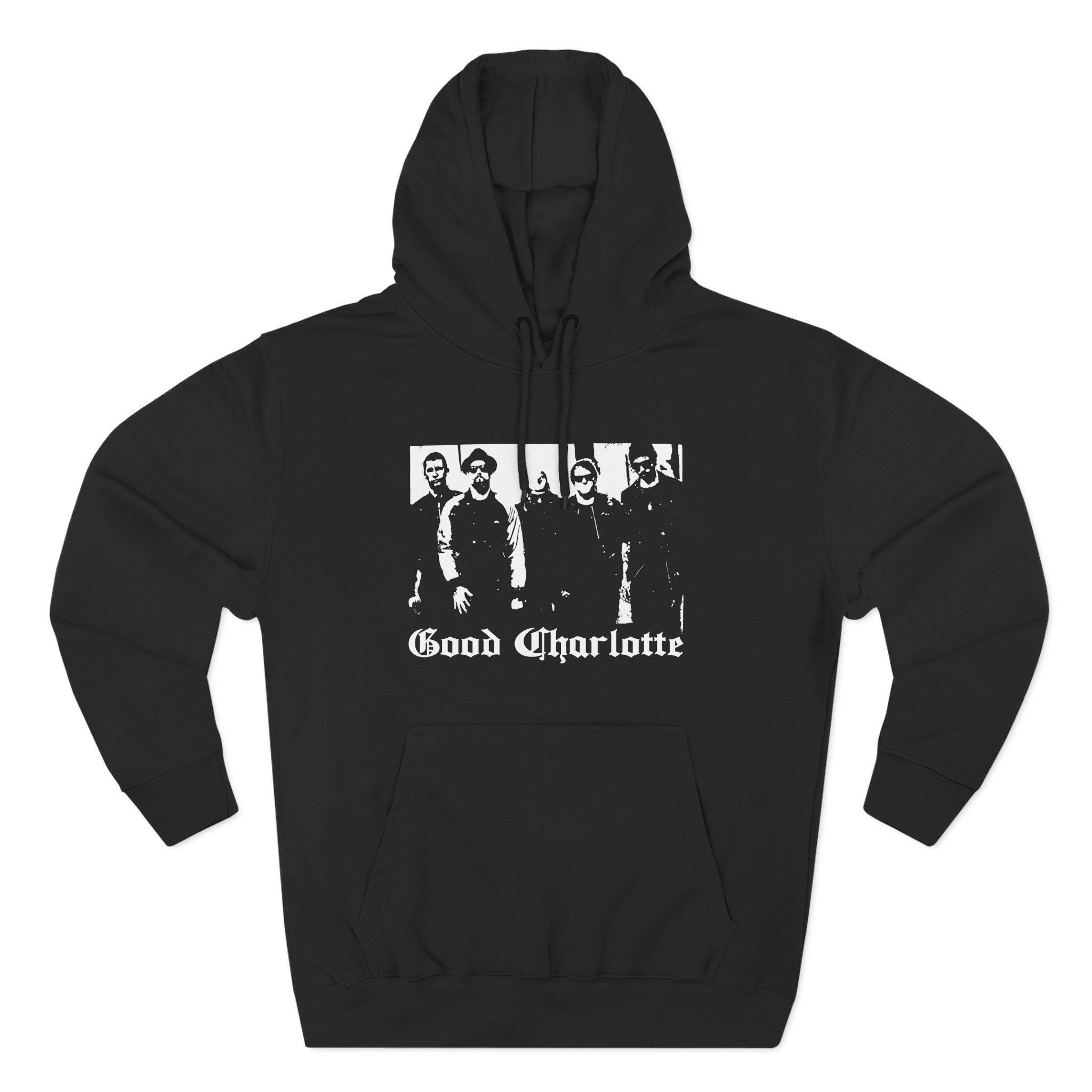 Good Charlotte Band Photo Three-Panel Fleece Hoodie