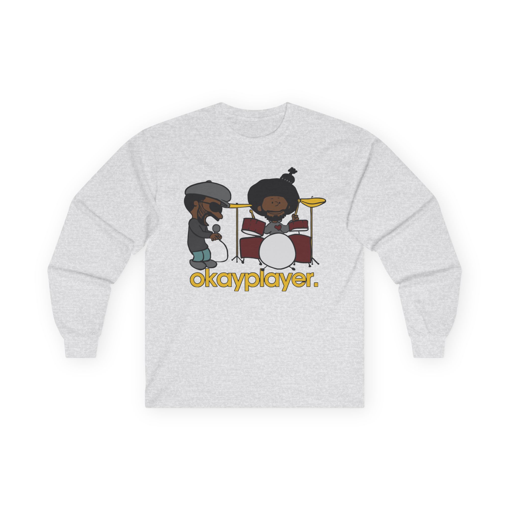 The Roots Black Thought & Questlove Okayplayer Unisex Ultra Cotton Long Sleeve Tee